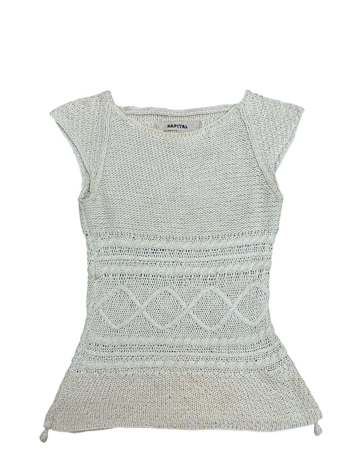 Kapital Kapital Crochet Sleveeles Blouse Shirt Size US M / EU 48-50 / 2 - 2 Thumbnail