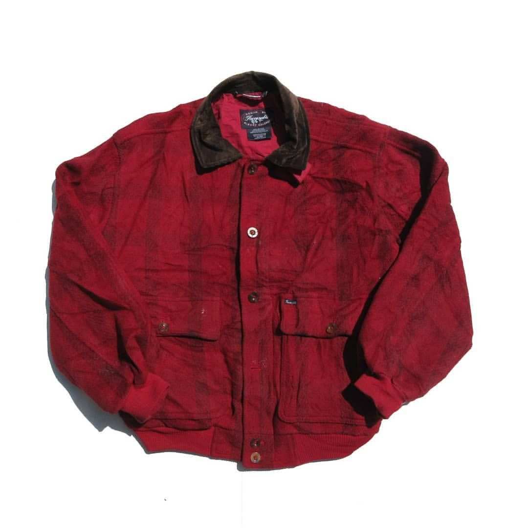 Designer × Faconnable × Vintage Vintage 1980s Faconnable french Red Tartan Jacket Shell Wol Size US M / EU 48-50 / 2 - 7 Thumbnail