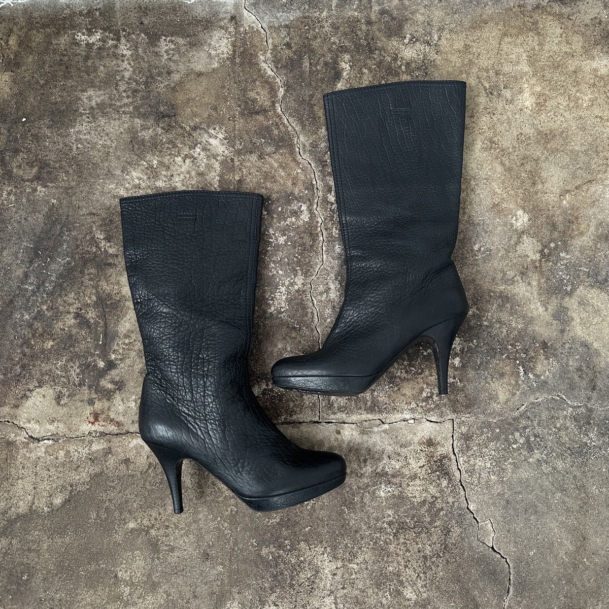 Miu Miu Miu Miu Platform Heels Boots Size US 7.5 / IT 37.5 - 1 Thumbnail
