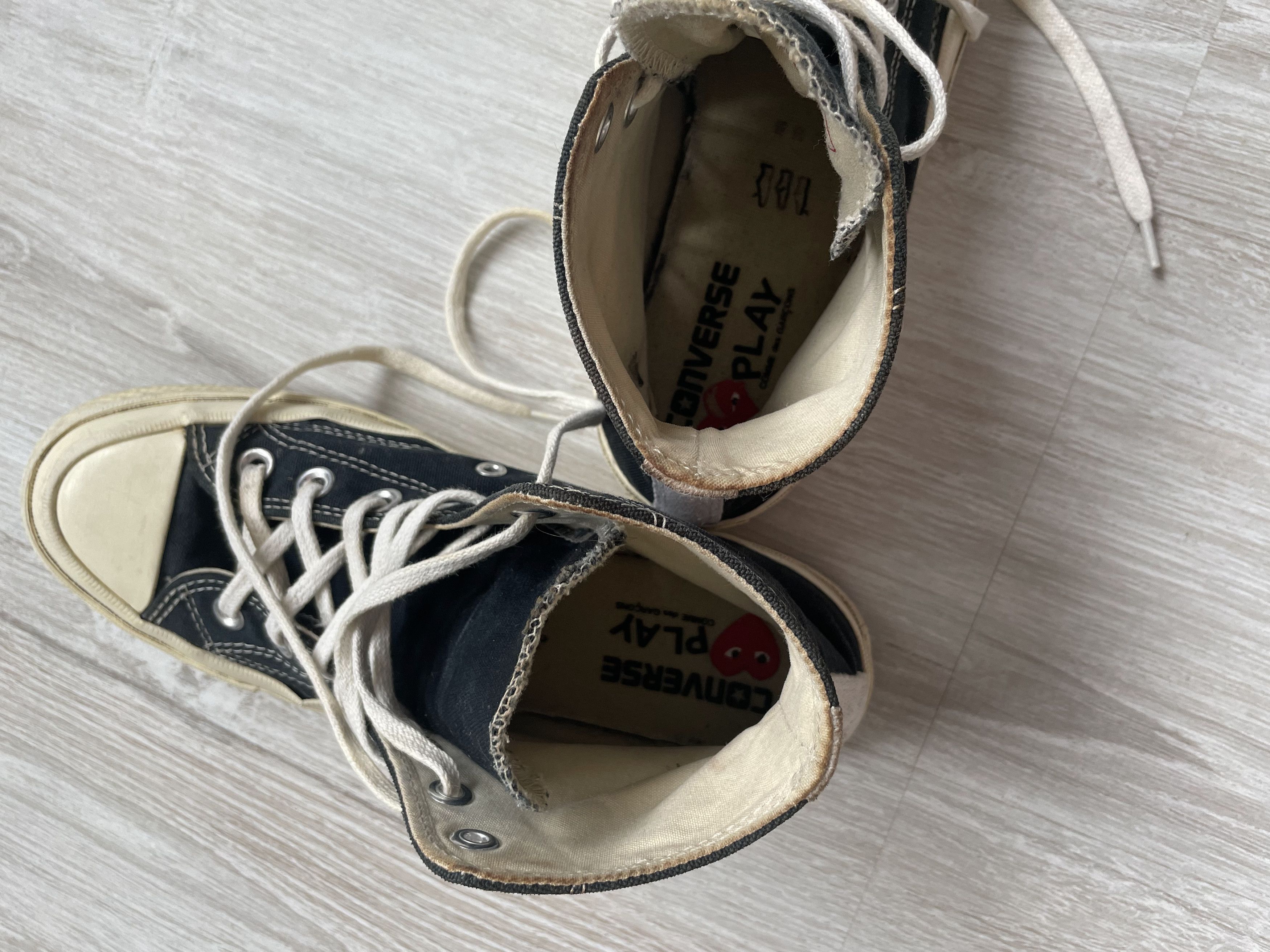 Comme des Garcons Converse Chuck Taylor x Comme des Garçons PLAY Size US 6 / EU 39 - 11 Thumbnail