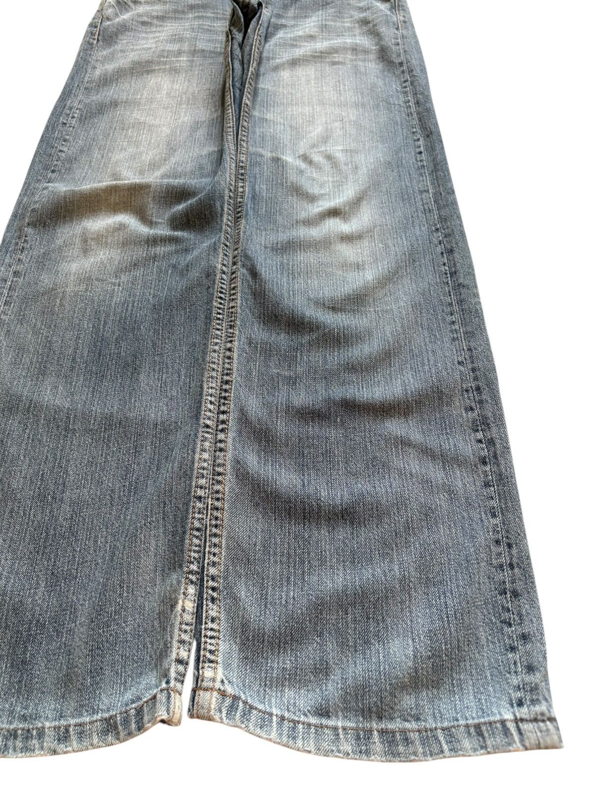 Japanese Brand Vintage Japanese Brand Mud Wash Distress Rip Jeans Size US 32 / EU 48 - 7 Thumbnail