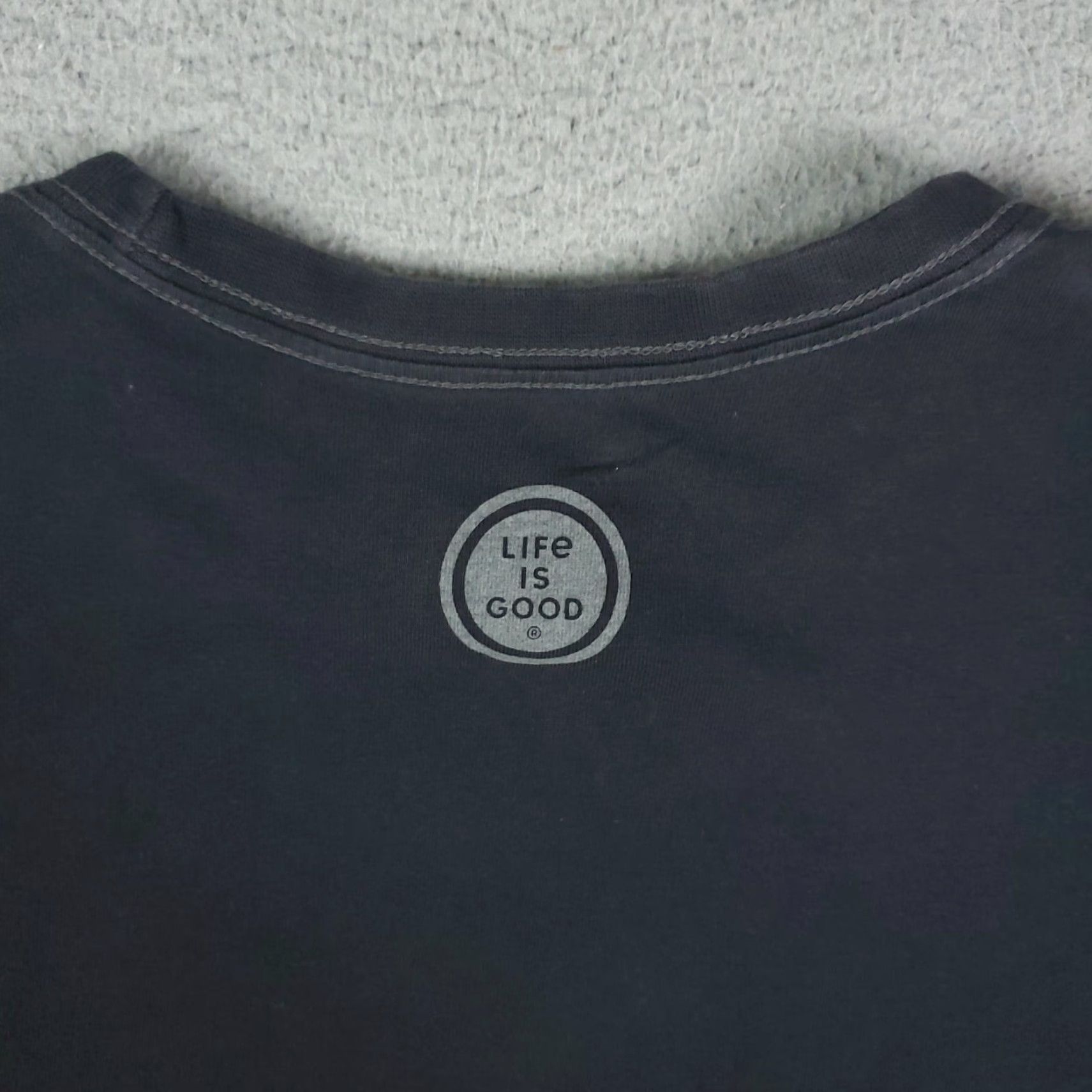 Life is Good LIFE IS GOOD Quaranteam Strong Black Short Sleeve T-Shirt Mens Size Small Size US S / EU 44-46 / 1 - 4 Thumbnail