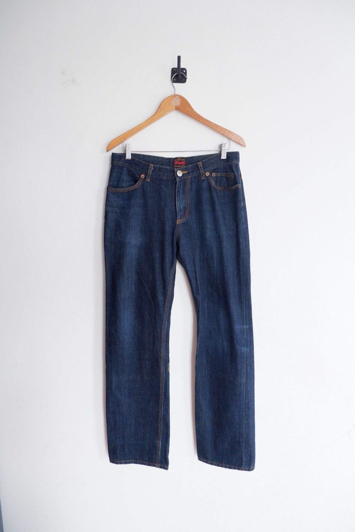 Beauty Beast Vintage Y2K Machi 5th Street Japanese Embroidered Denim Size US 32 / EU 48 - 2 Thumbnail