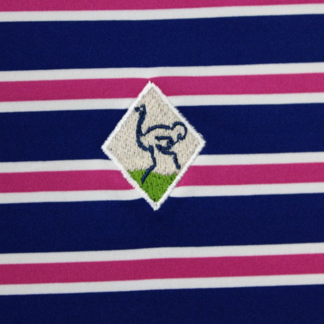RLX Ralph Lauren RLX Ralph Lauren Polo Shirt Mens XL Striped Blue Pink Short Sleeve Golf Casual Athletic Size US XL / EU 56 / 4 - 4 Thumbnail
