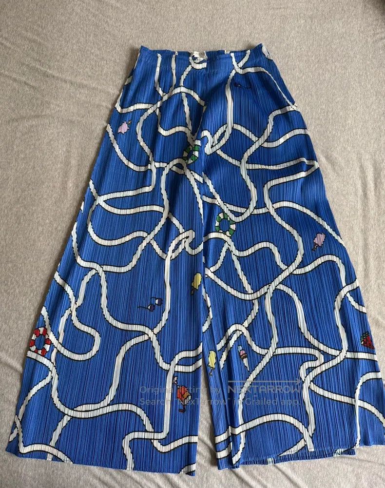 Issey Miyake Issey Miyake Blue Pants Size 26" / US 2 / IT 38 - 5 Thumbnail
