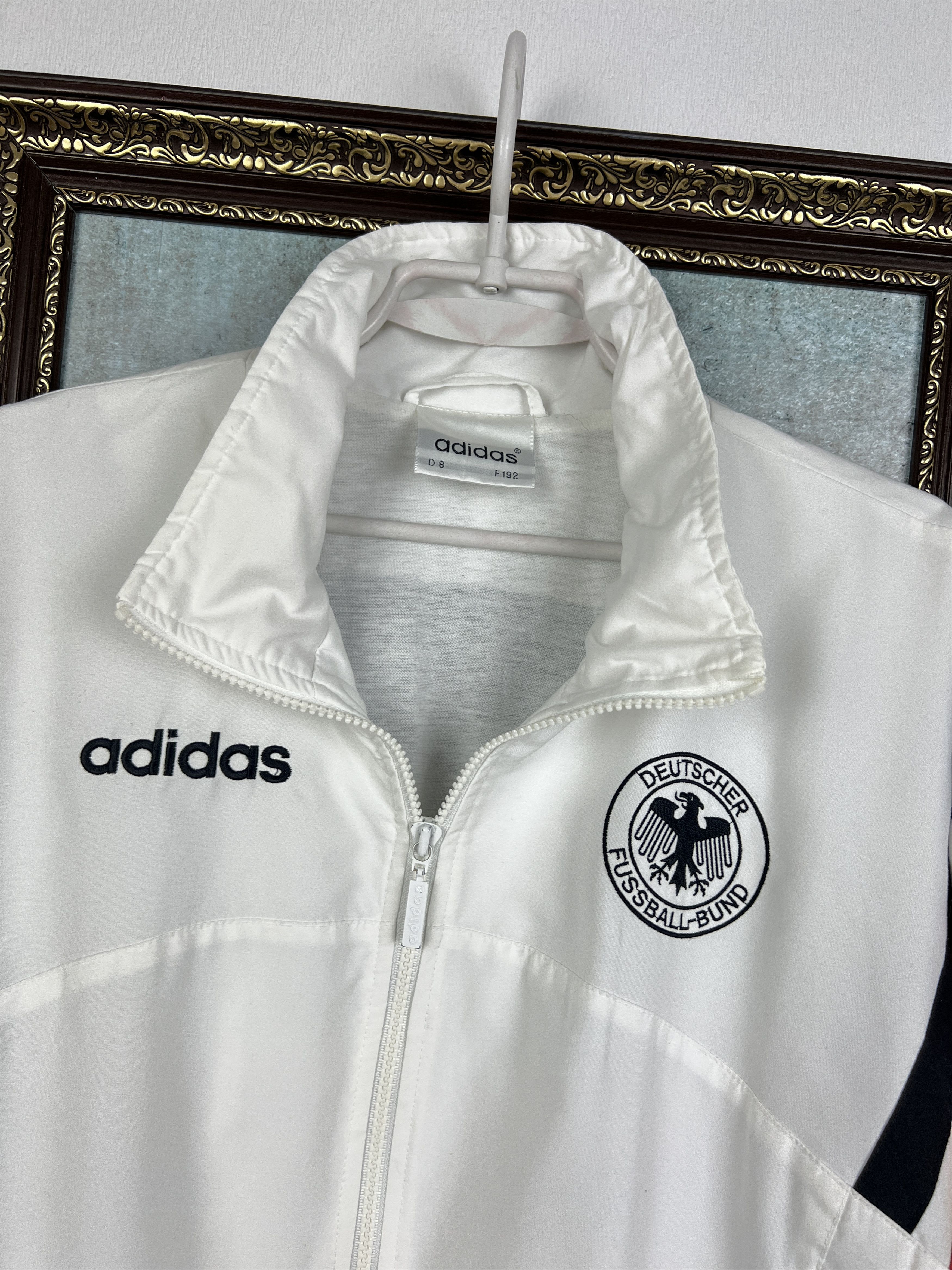 Adidas Vintage Germany World Cup Football Jacket Soccer Track Top Size US L / EU 52-54 / 3 - 3 Thumbnail
