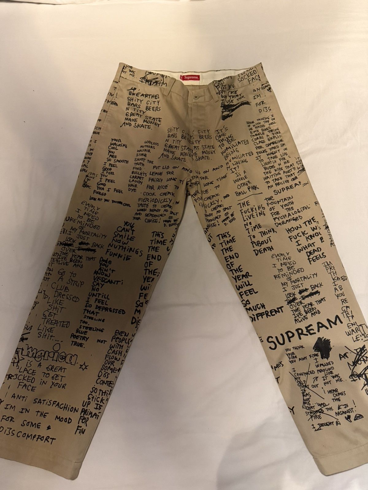 Supreme RARE Supreme Graffiti Chinos Size US 36 / EU 52 - 9 Thumbnail
