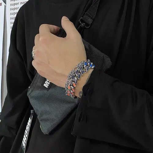 VIBE Retro punk bracelet Size ONE SIZE - 7 Thumbnail