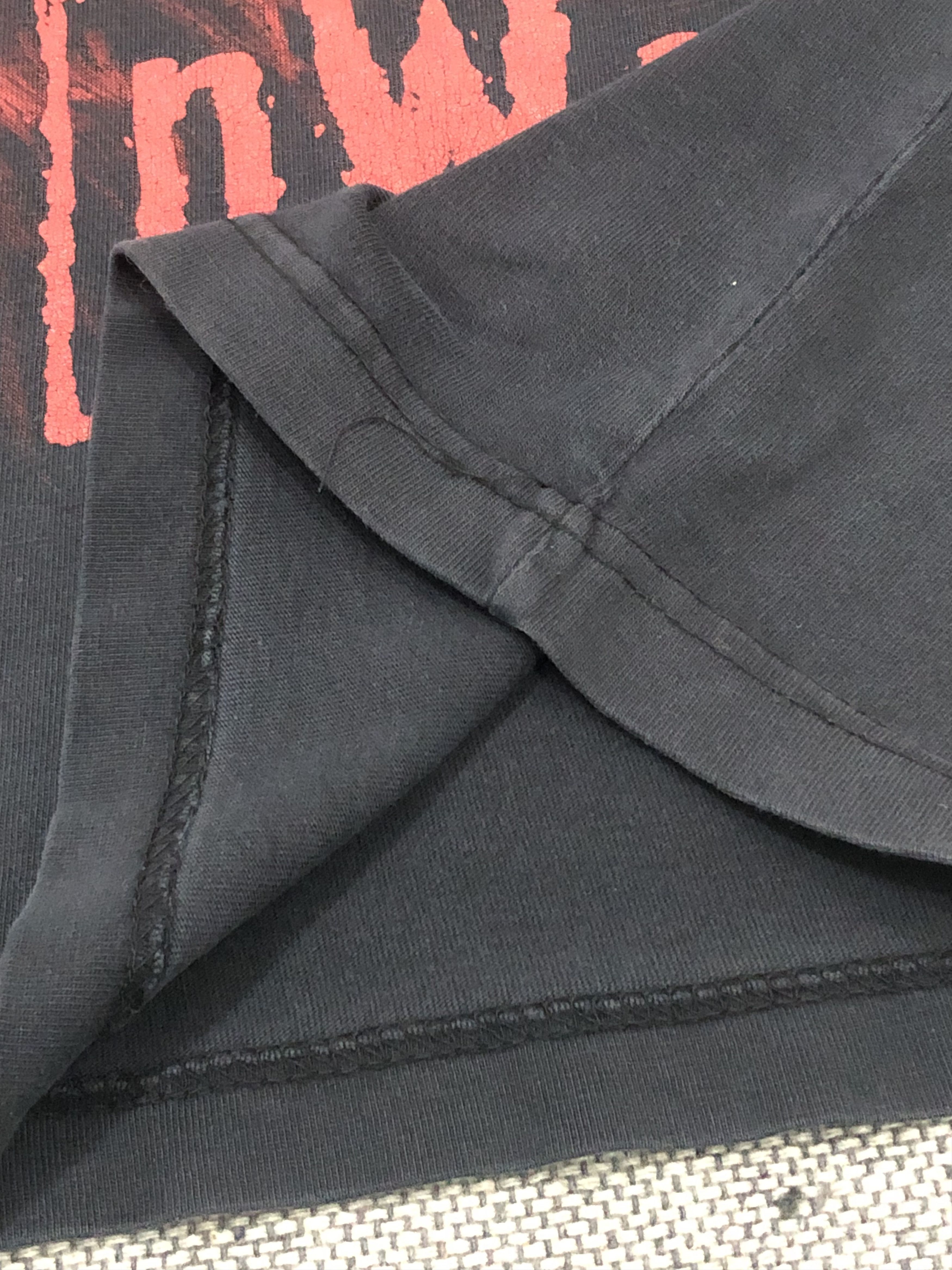 WCW/nWo Vintage 1999 nWo Wolfpack Red Fade Graphic Black Shirt Size US L / EU 52-54 / 3 - 6 Thumbnail