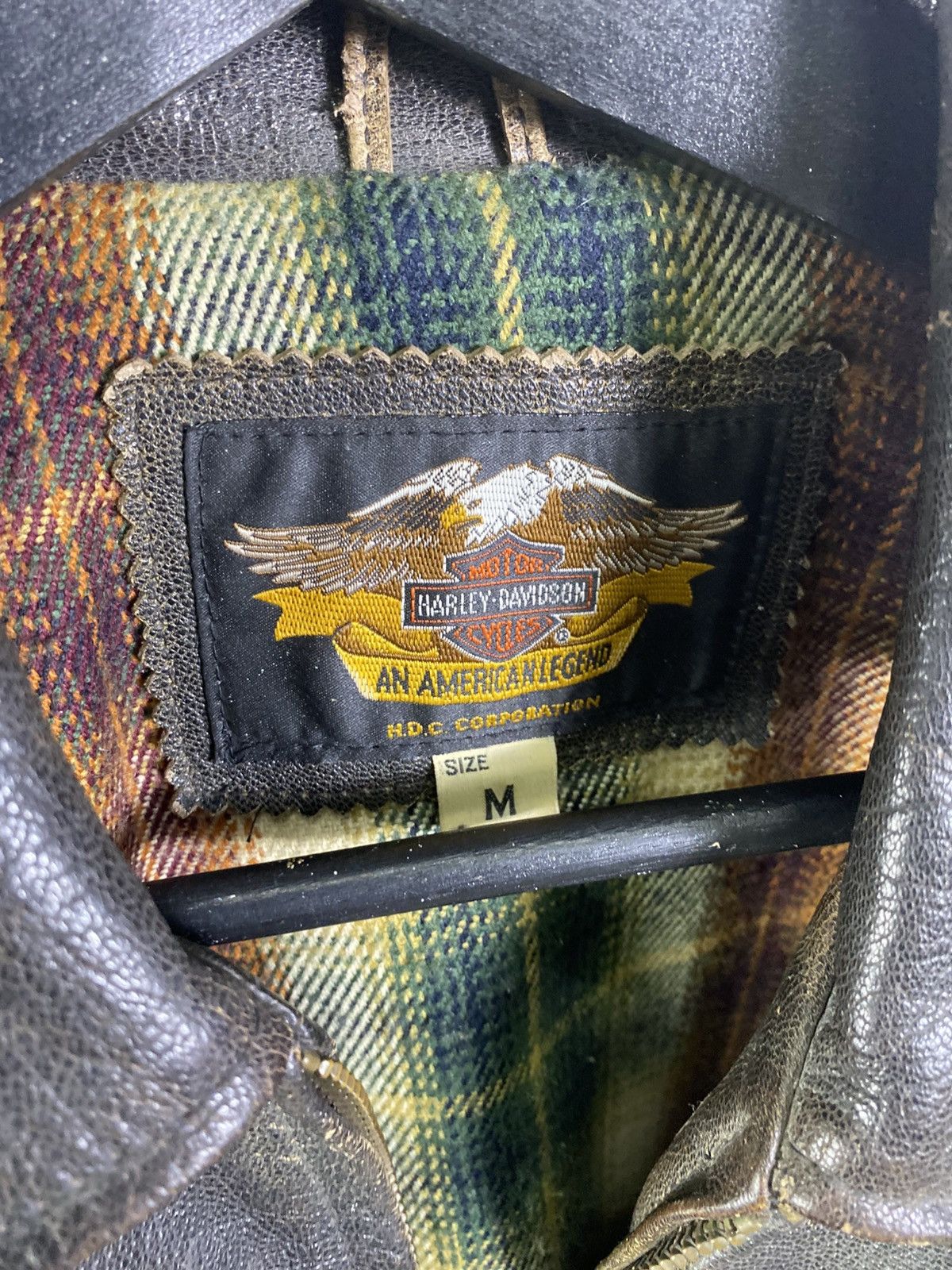 Harley Davidson Vintage harley & davidson leathe jacket 90s Size US M / EU 48-50 / 2 - 4 Thumbnail