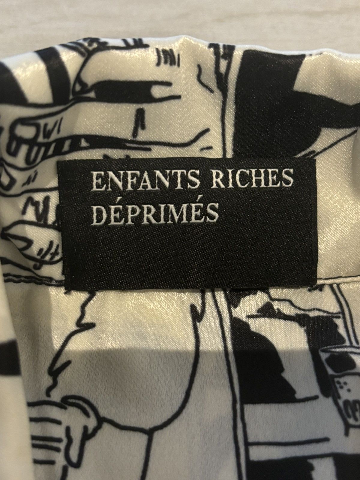 Enfants Riches Deprimes enfants riches deprimes 19aw silk shirt Size US M / EU 48-50 / 2 - 3 Thumbnail