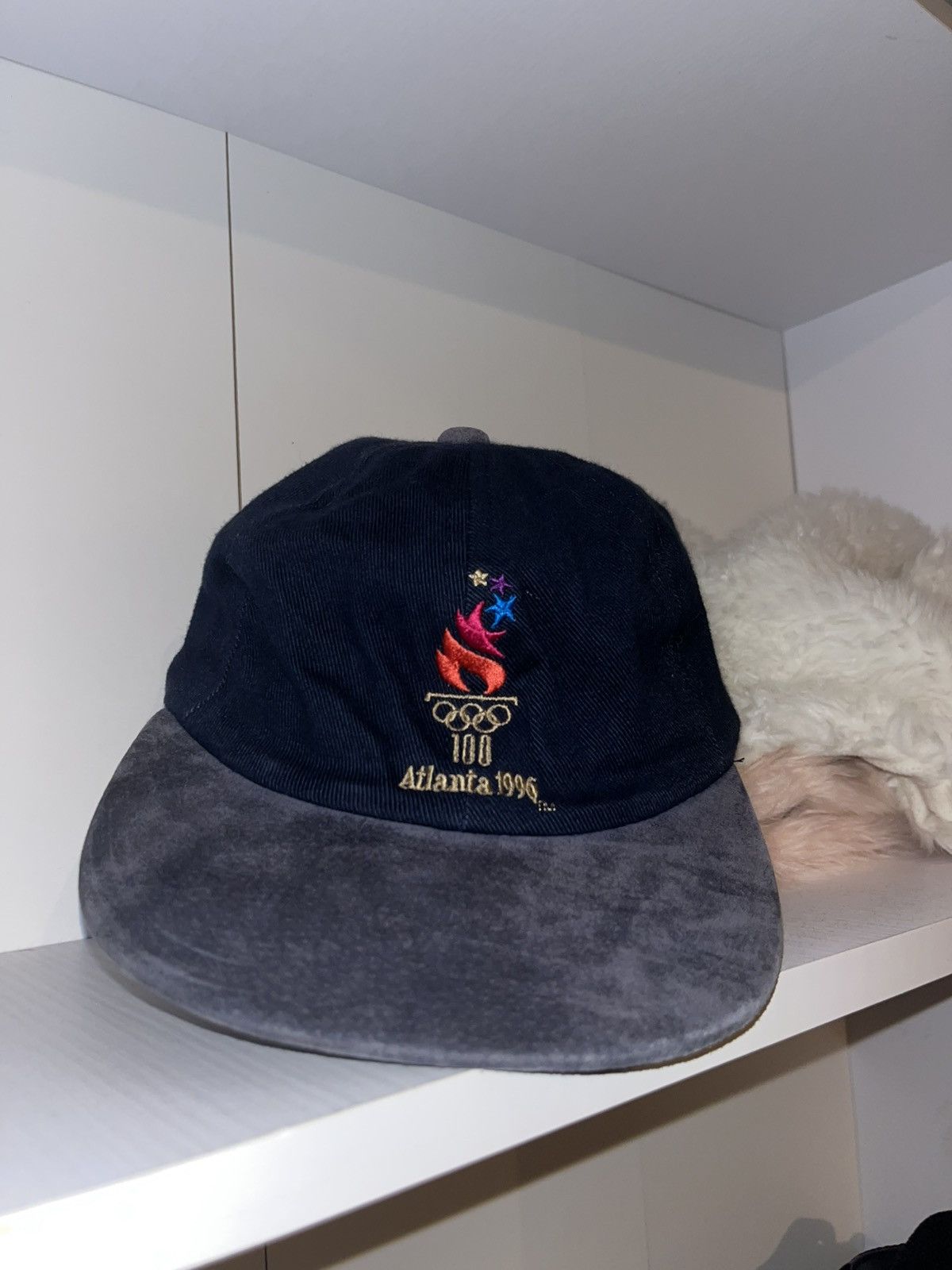 USA Olympics USA OLYMPIC ATLANTA 1996 VINTAGE CAP Size ONE SIZE - 2 Thumbnail