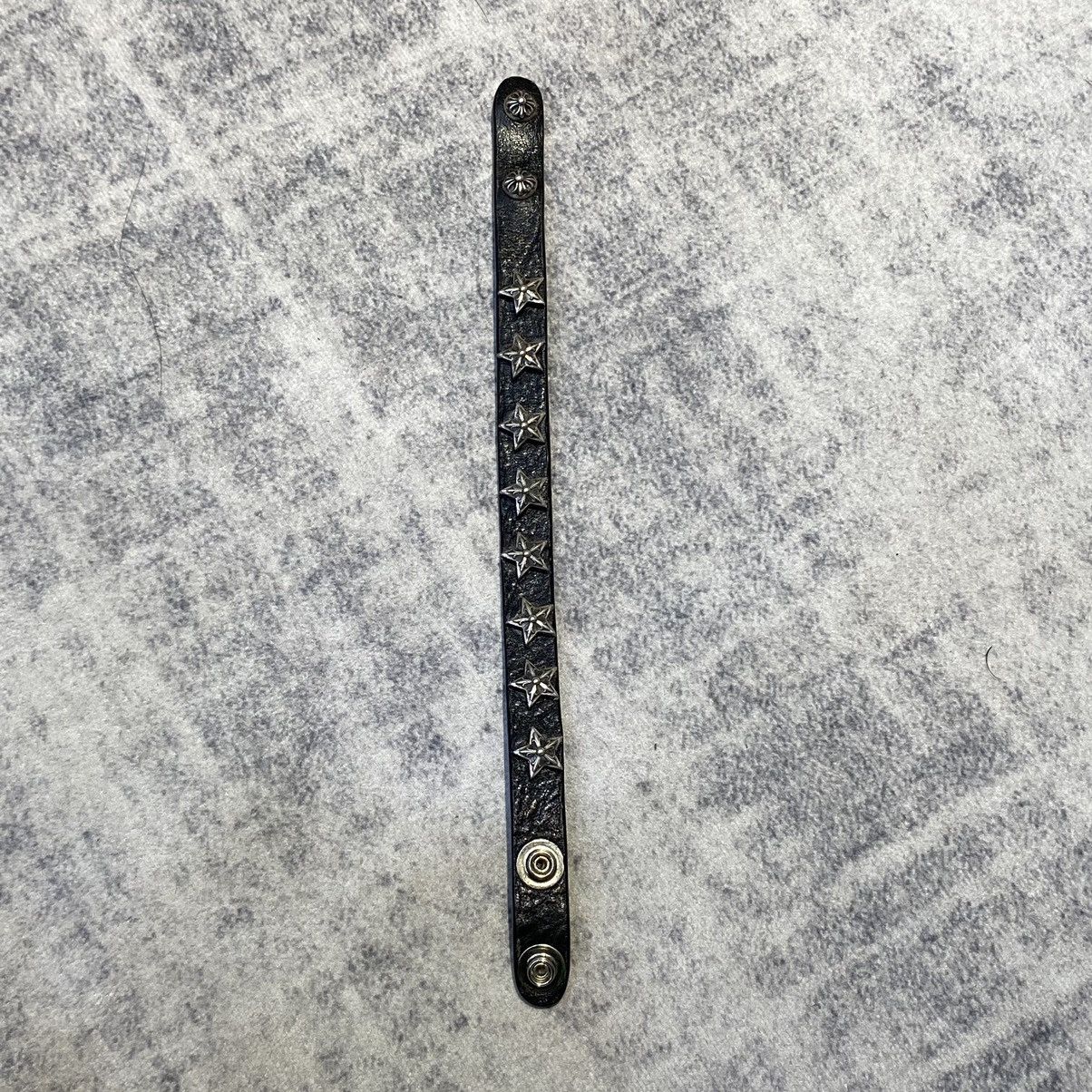 Chrome Hearts Chrome Hearts 2 BTTN/ 2 SNAP Star silver bracelet black Size ONE SIZE - 13 Thumbnail