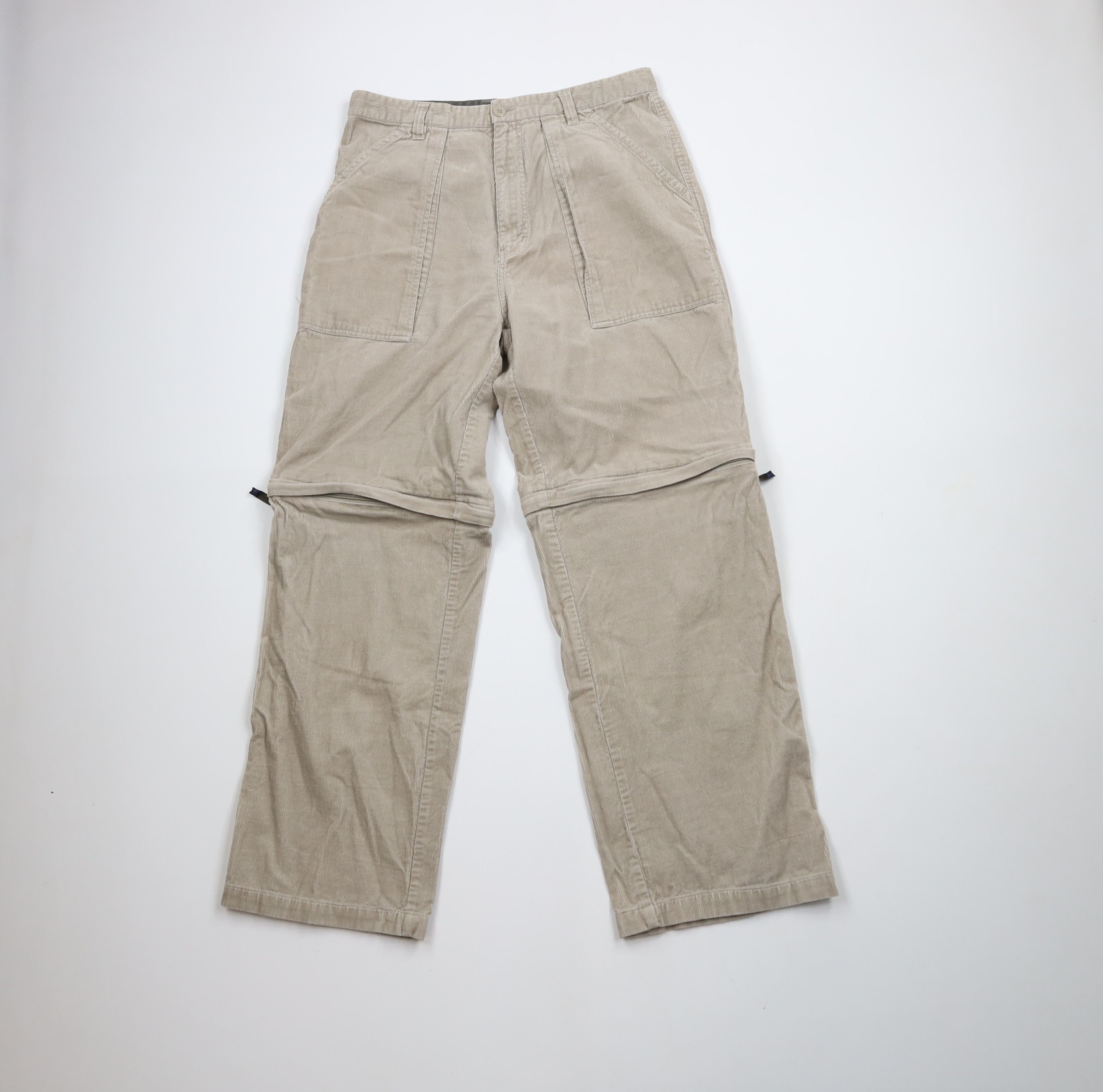 Vintage Vintage 90s Y2K Streetwear Convertible Corduroy Pants Size US 32 / EU 48 - 1 Thumbnail
