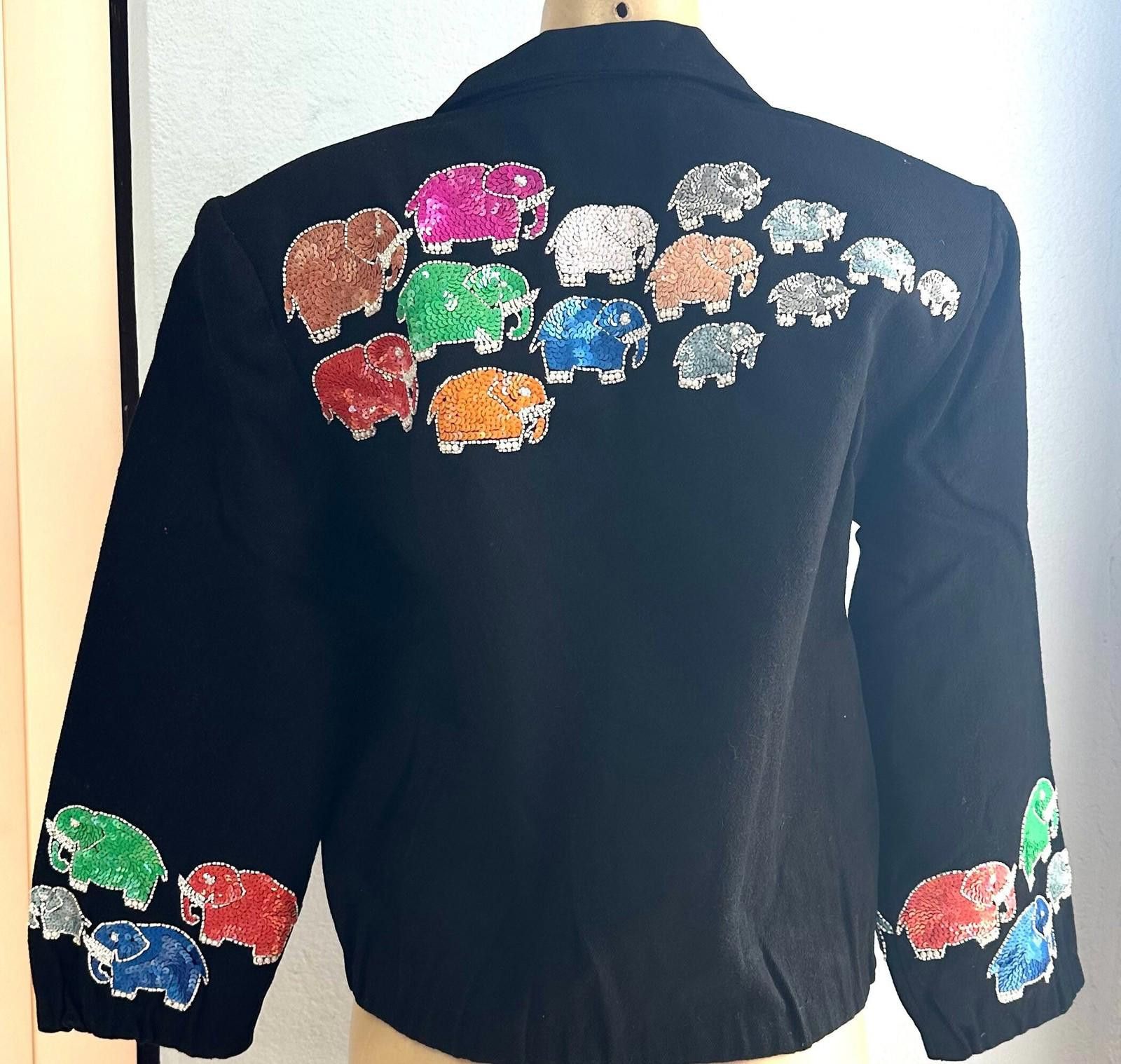 Designer Denim Sequin Jacket size M only Size ONE SIZE - 2 Thumbnail