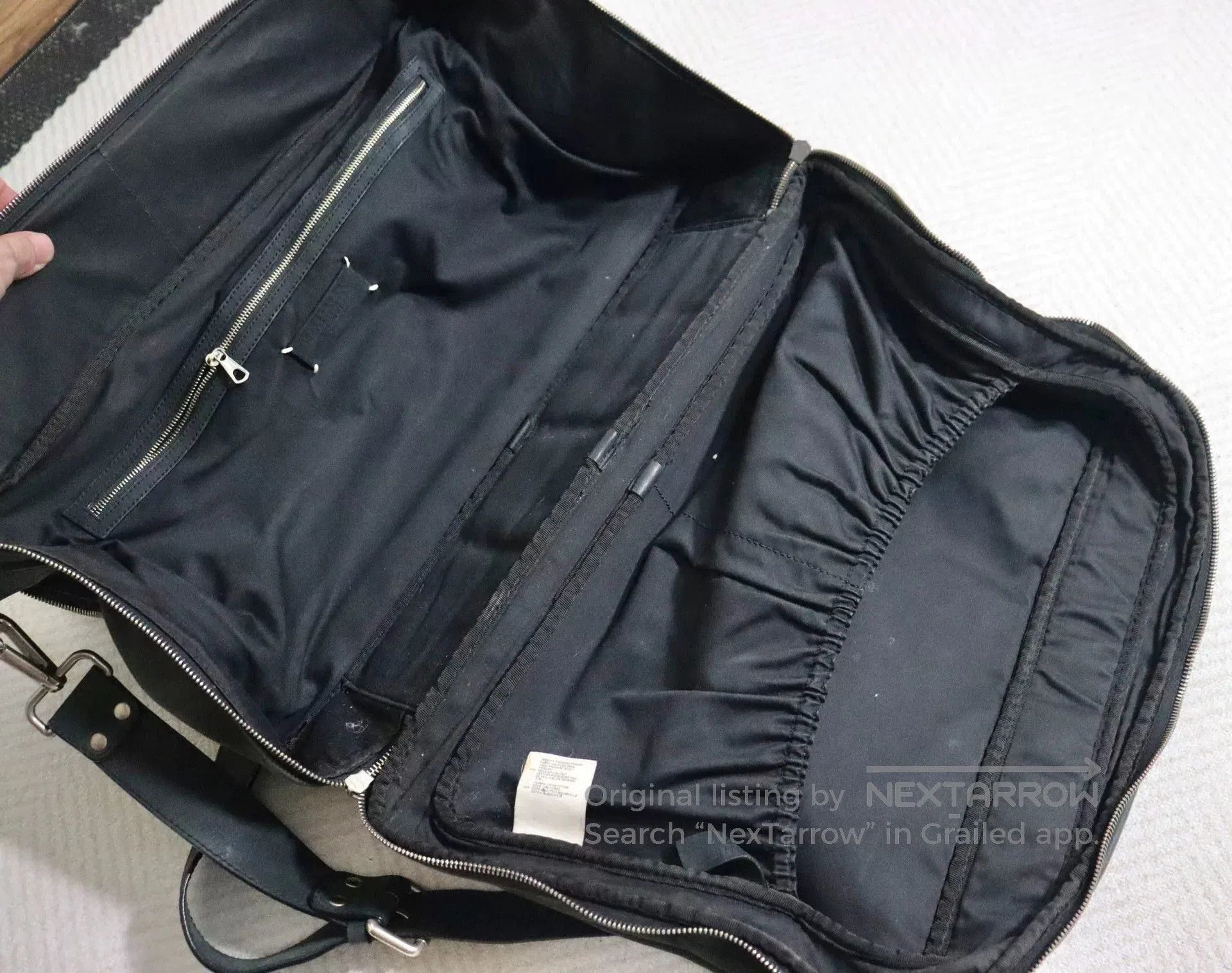 Maison Margiela maison margiela black leather messenger bag. Size ONE SIZE - 8 Thumbnail