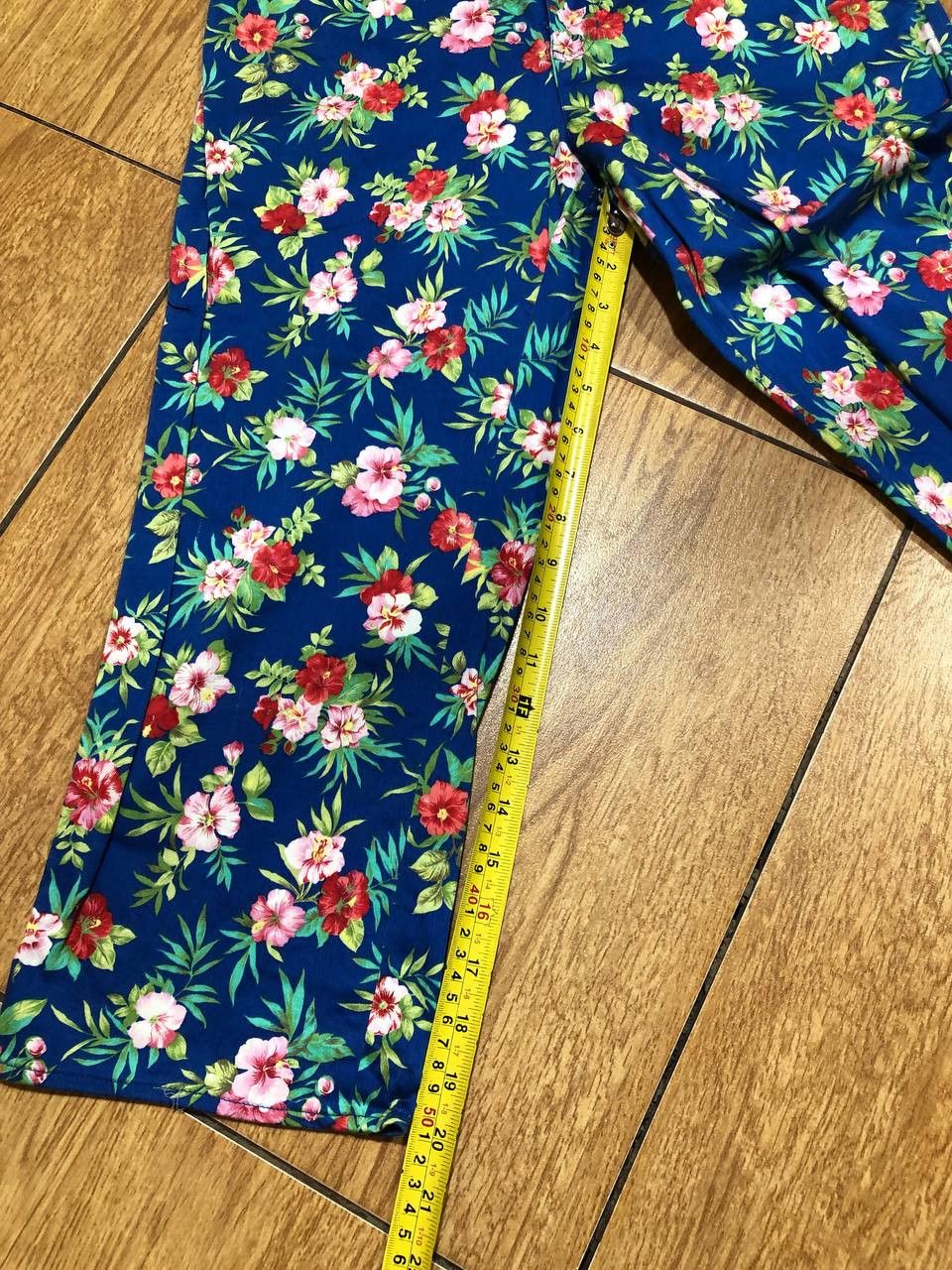 Polo Ralph Lauren Vintage blue Pants flowers Y2K Lauren Ralph Lauren Size 30" / US 8 / IT 44 - 9 Thumbnail