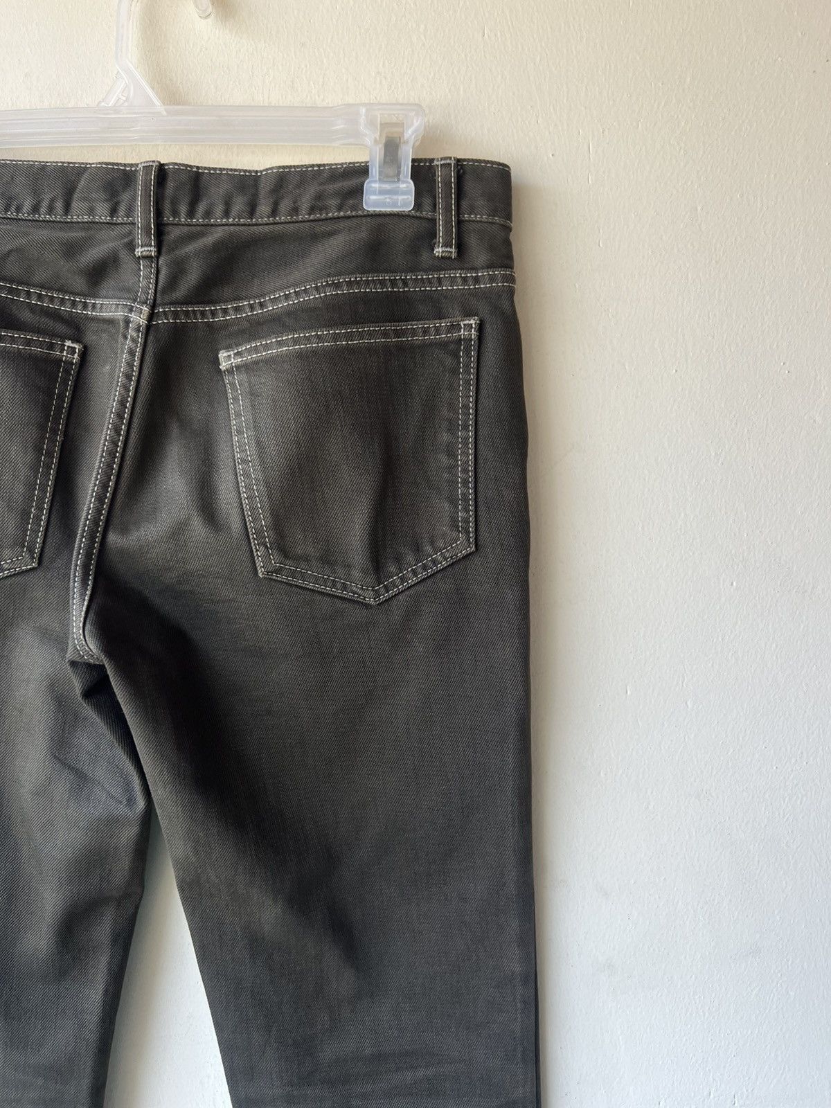 Lounge Lizard Lounge Lizard Waxed Denim Jeans Size US 30 / EU 46 - 19 Thumbnail