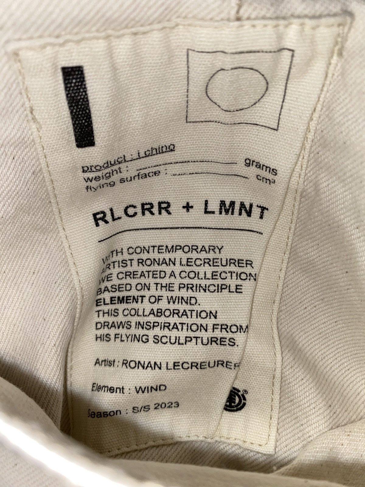 Element Element x Ronan Lecreurer Atelier - Unisex Chinos Baggy Size US 36 / EU 52 - 7 Thumbnail