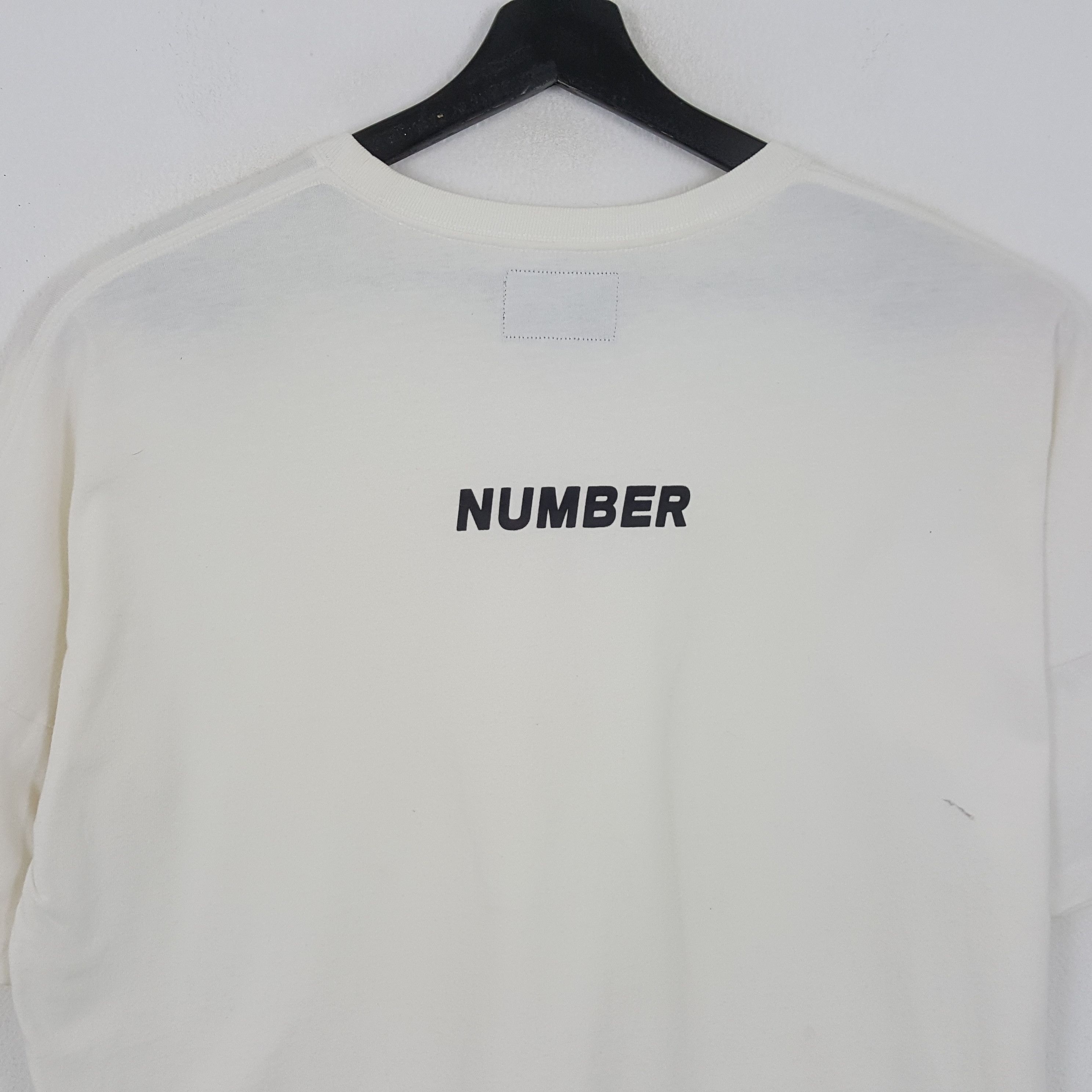 Number (N)ine NUMBER (N)INE Japanese Brand Fashion Designer Tshirt dp1 Size US XL / EU 56 / 4 - 4 Thumbnail