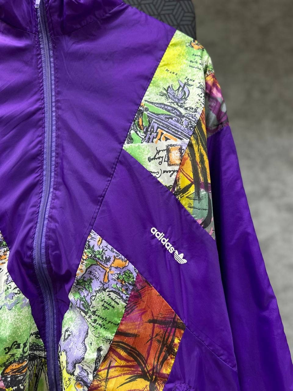 Adidas × Vintage Vintage Adidas Nylon Violet W.Germany Jacket Size US M / EU 48-50 / 2 - 8 Thumbnail