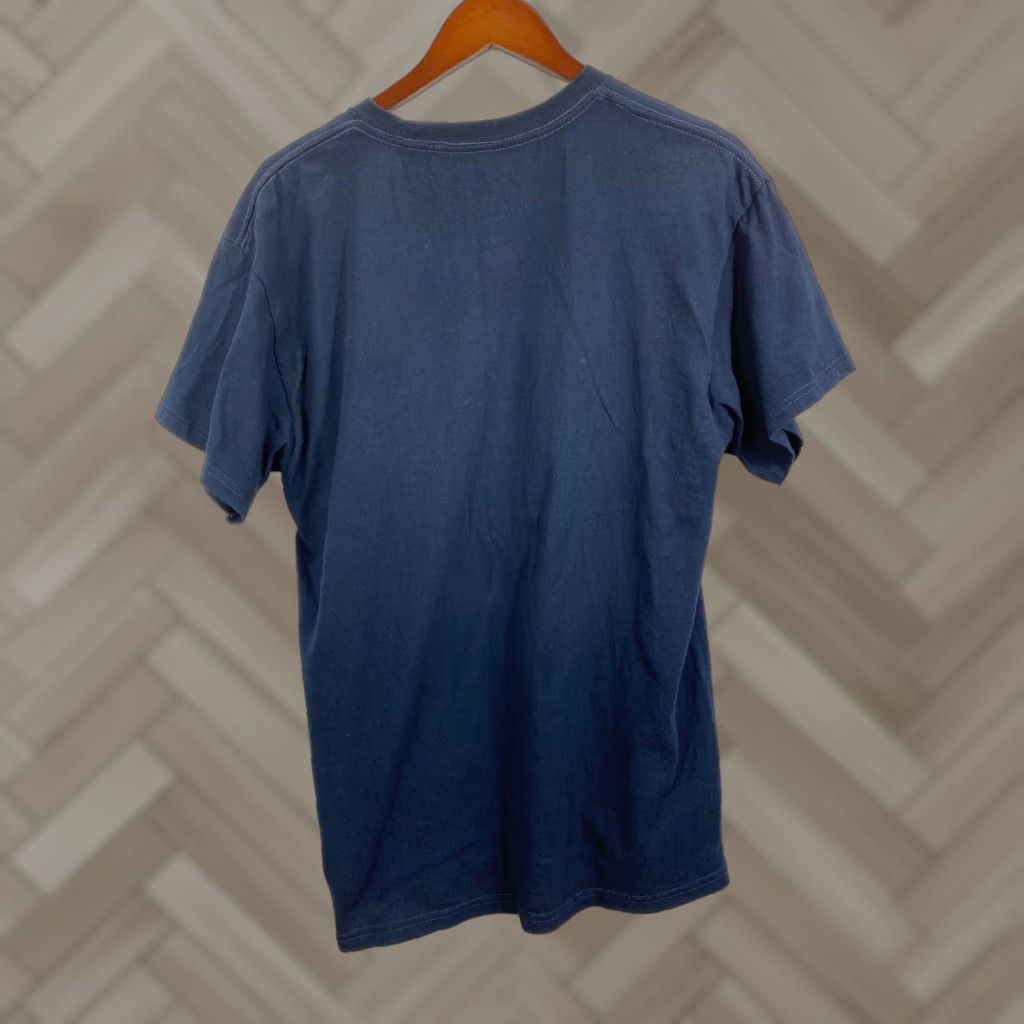 AAA AAA HeavyWeight Mens T-Shirt Navy Blue Short Sleeve Crew Neck Regular L Large Size US L / EU 52-54 / 3 - 1 Thumbnail