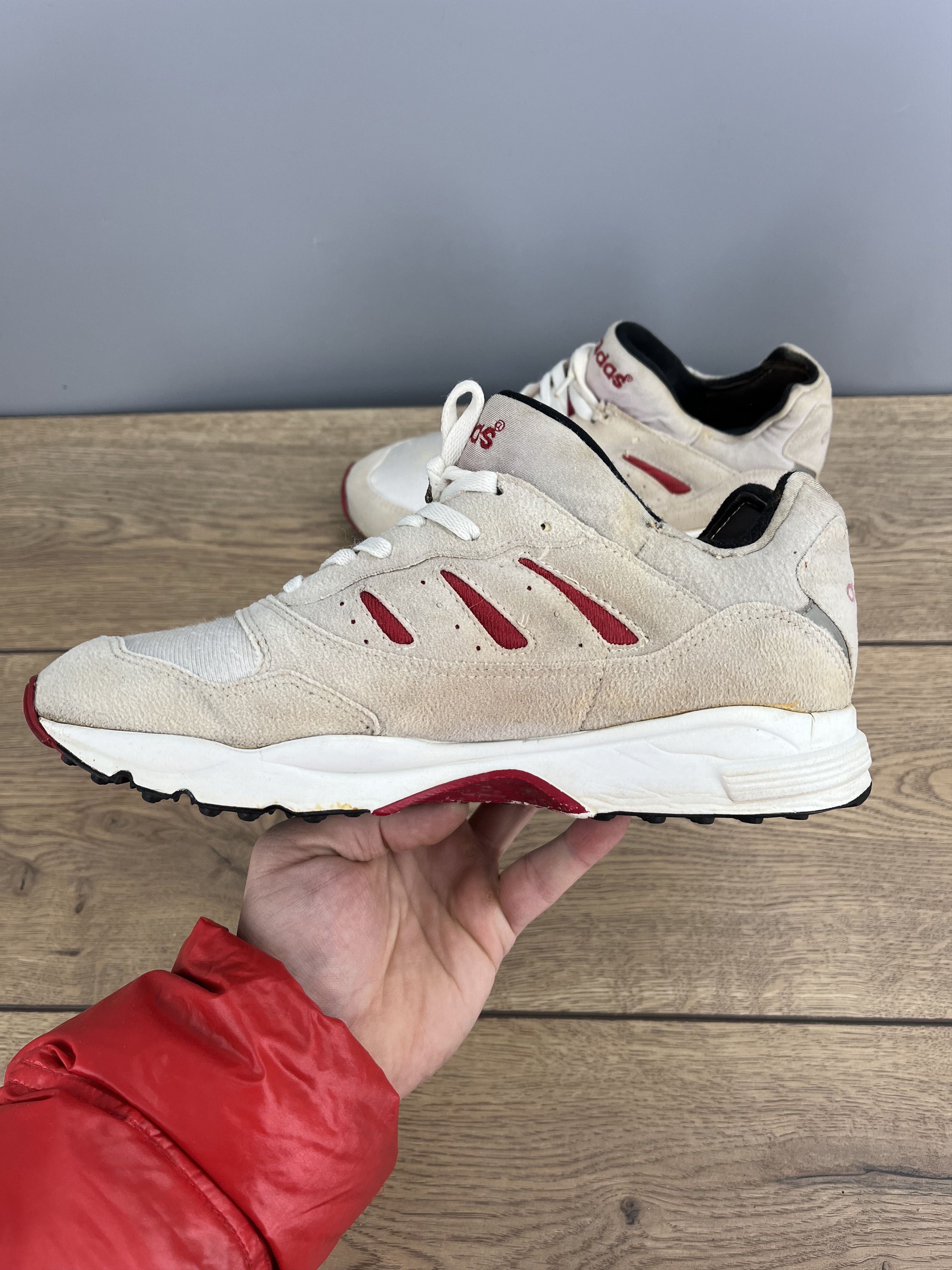 Adidas Adidas Womens Retro Runner Sneakers White Pink Yellow Size US 8 / IT 38 - 7 Thumbnail