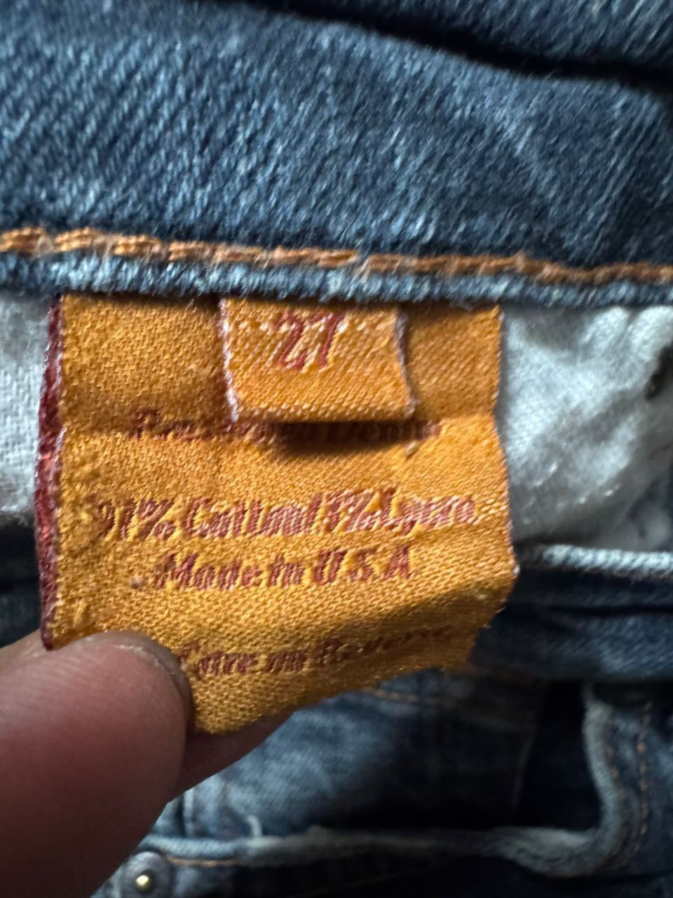 Japanese Brand VINTAGE 2000s JAMES MUD WASHED BELL BOTTOM Size US 27 - 9 Thumbnail