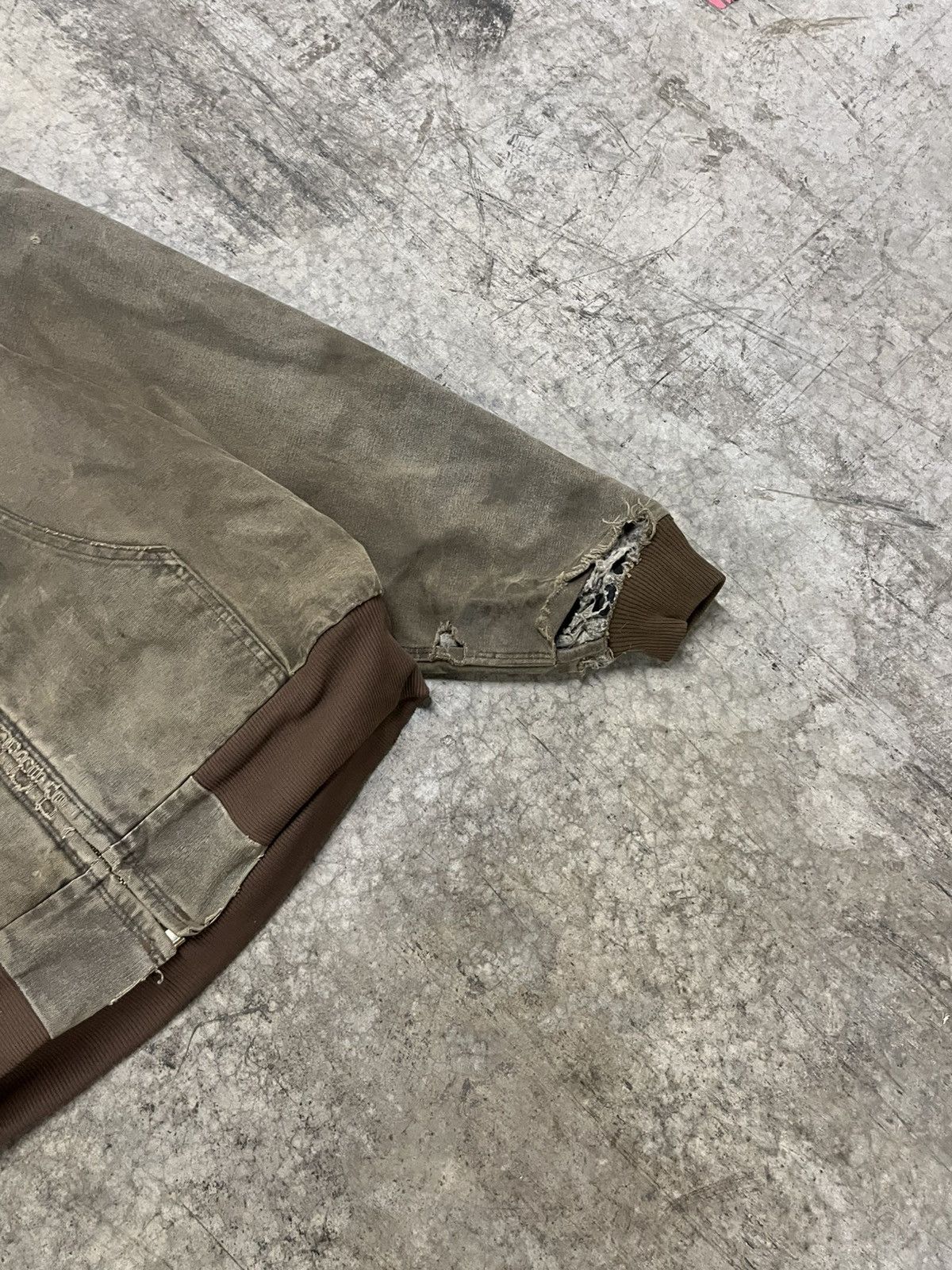 Carhartt × Vintage Carhartt mocha brown perfectly faded and distressed jacket Size US XL / EU 56 / 4 - 5 Thumbnail