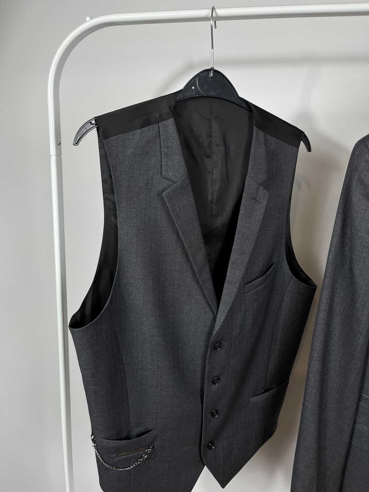 Hugo Boss Hugo Boss wool blazer and vest set gray, size 40L (M/L) Size 40L - 4 Thumbnail