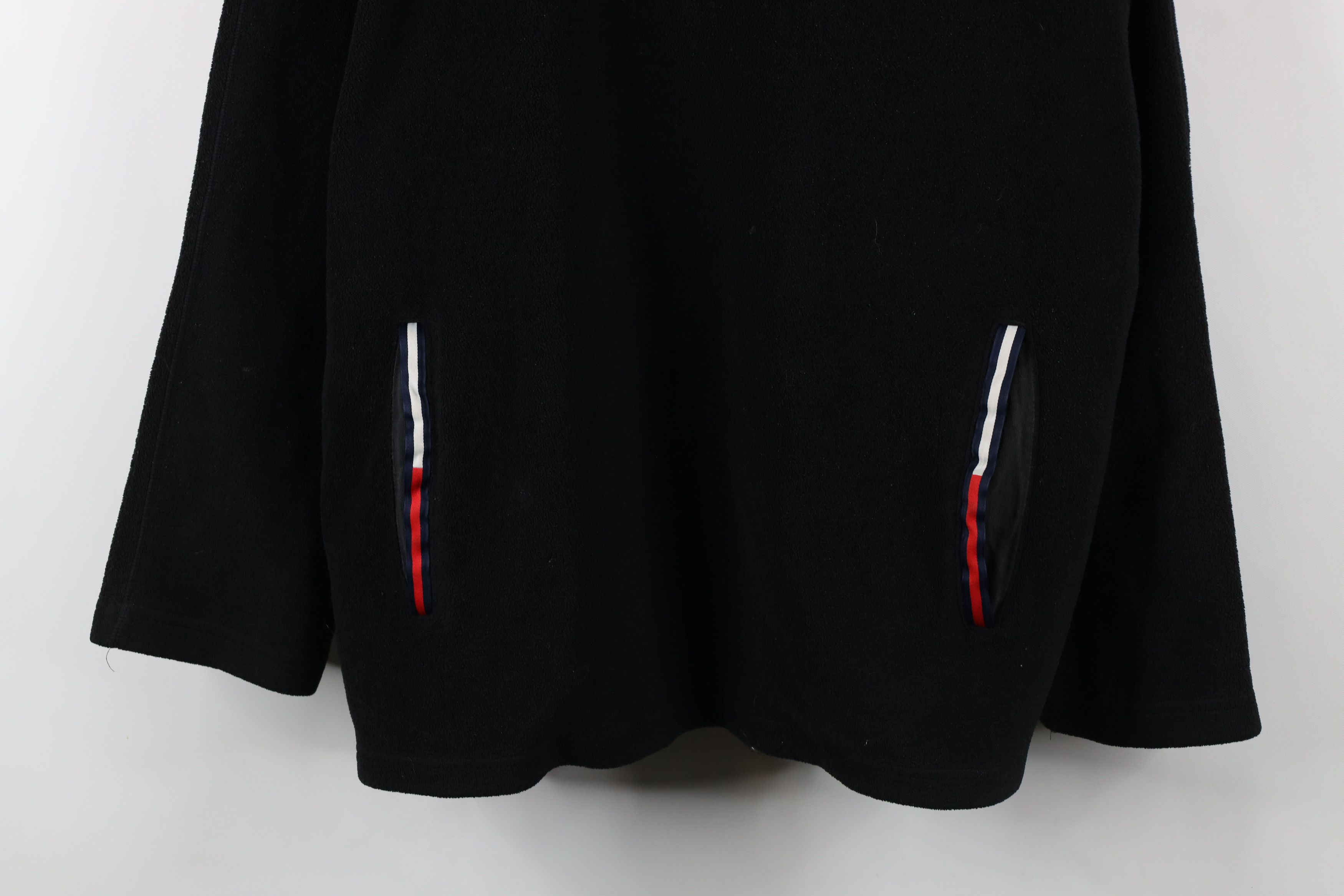 Tommy Hilfiger × Vintage Vintage 90s Tommy Hilfiger Half Zip Fleece Pullover Sweater Size US L / EU 52-54 / 3 - 3 Thumbnail