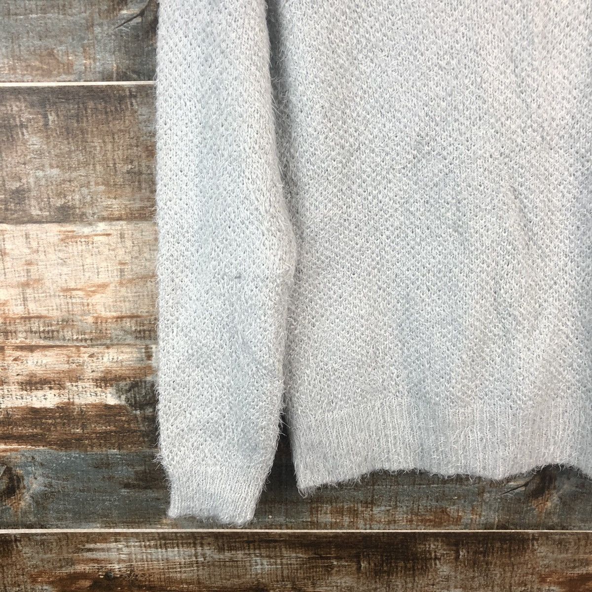 Japanese Brand DL Sorridere Blue Mohair Knitwear #C385 Size M / US 6-8 / IT 42-44 - 15 Thumbnail