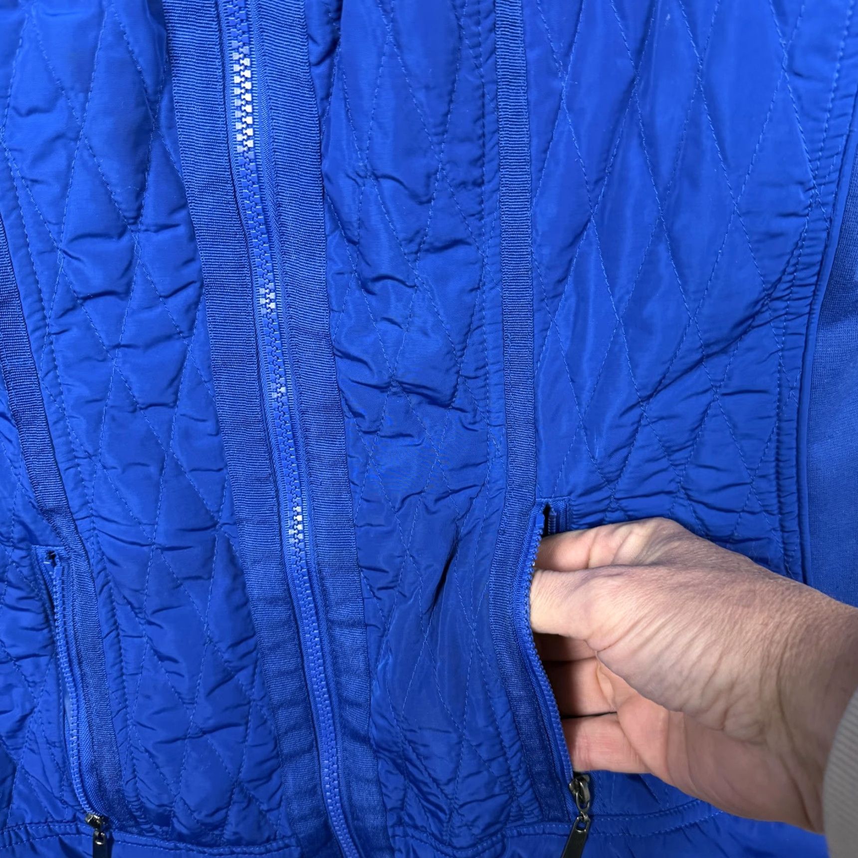 Laura Ashley Laura Ashley Vest Womens Medium Blue Quilted Full Zip Stretch Gorpcore Outdoor Size M / US 6-8 / IT 42-44 - 5 Thumbnail