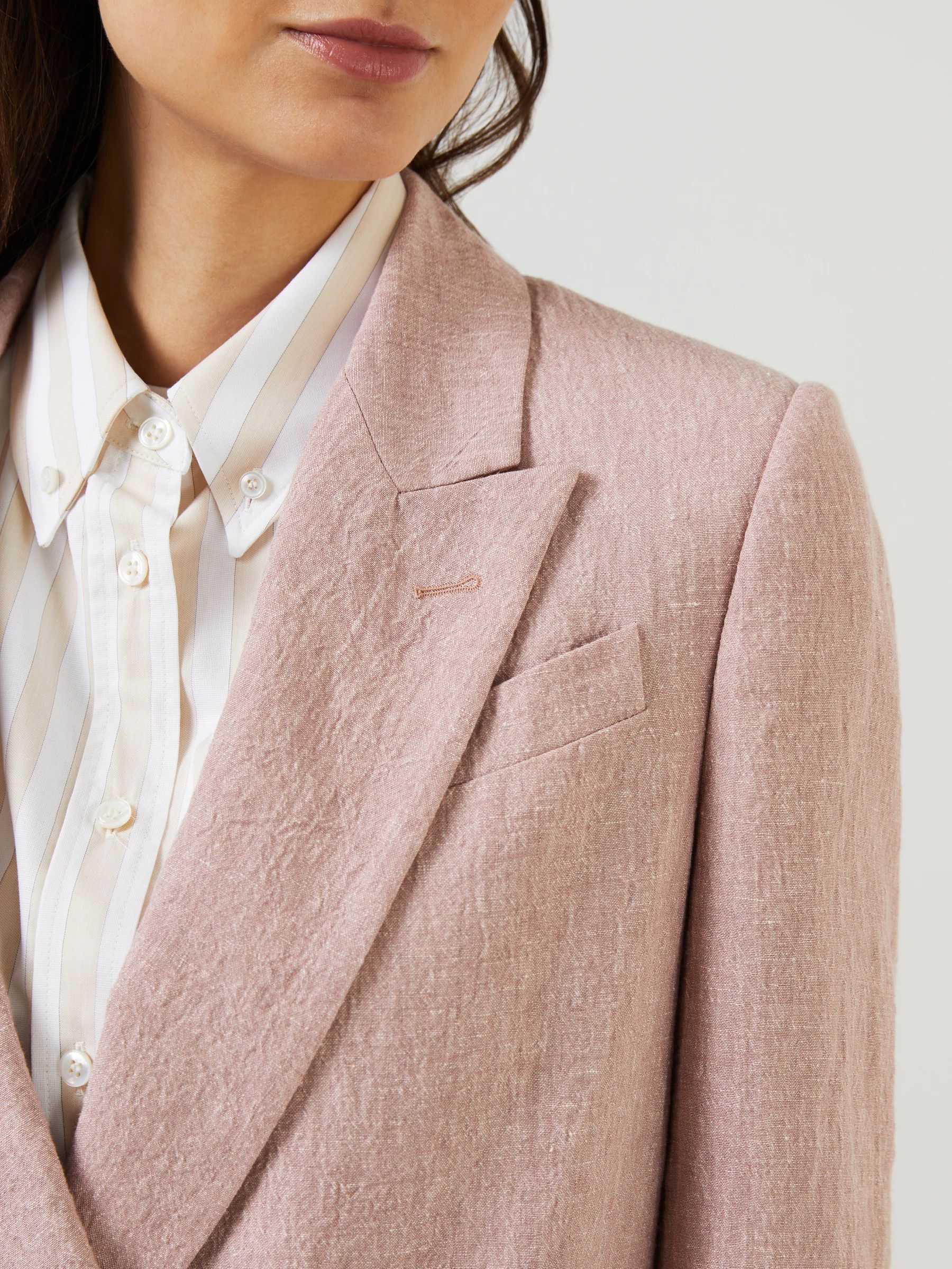 Brunello Cucinelli Jacket in Pink Size S / US 4 / IT 40 - 4 Thumbnail