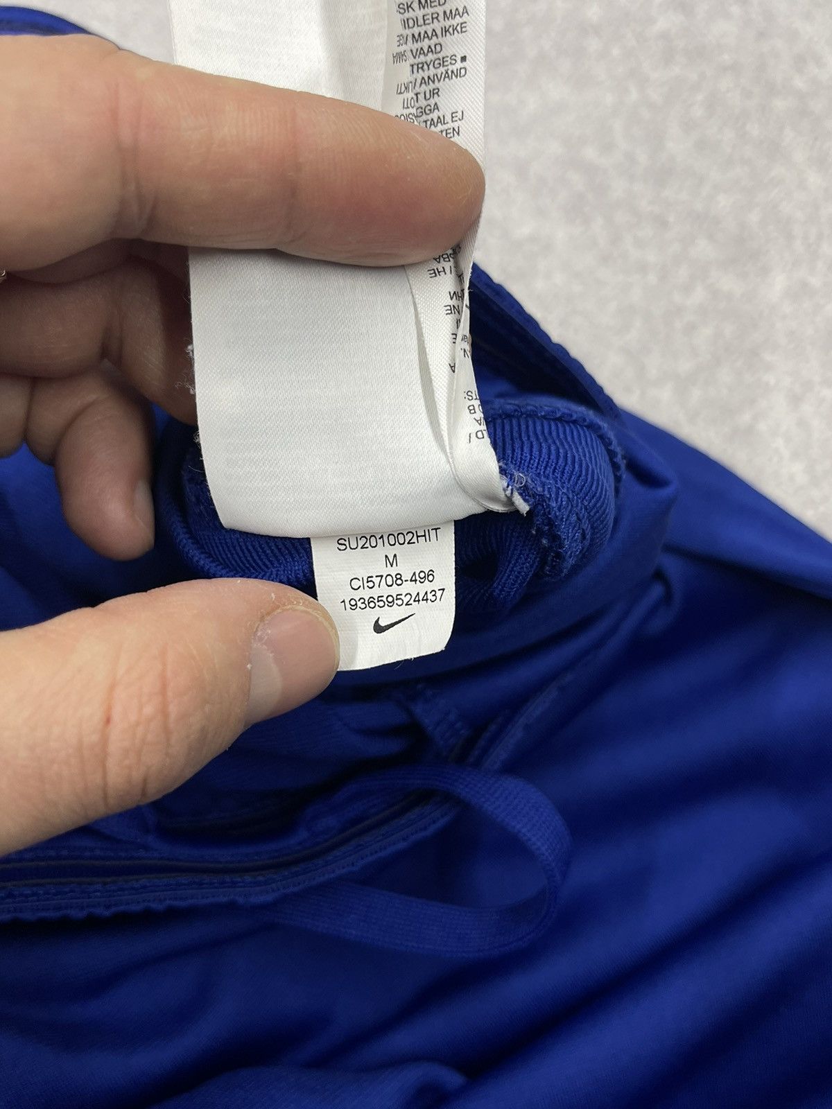 Mens Nike Chelsea Football Club Blue Sweatpants Soccer