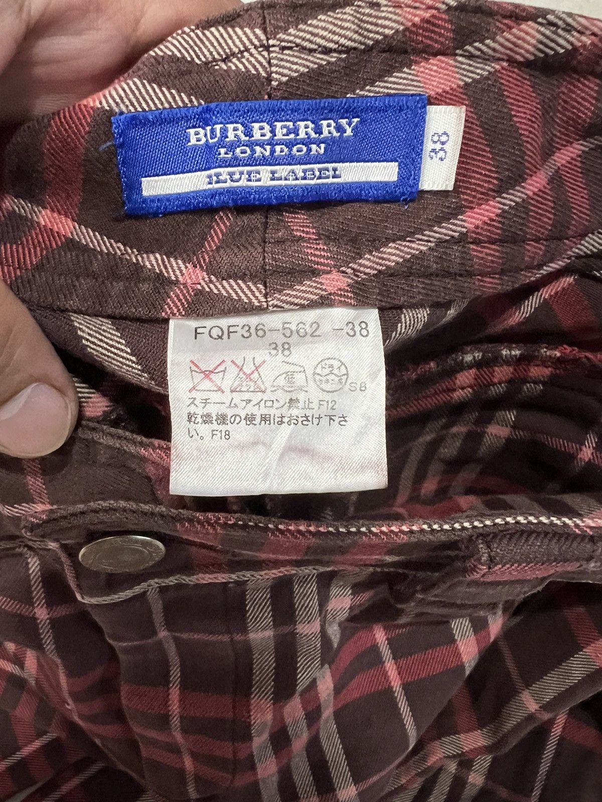 Burberry × Burberry Prorsum × Designer BURBERRY LONDON BLUE LABEL PANTS Size 28" / US 6 / IT 42 - 11 Thumbnail