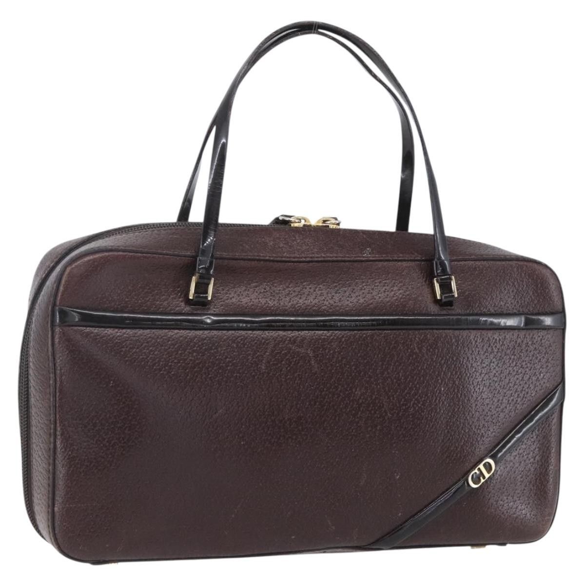 Dior Christian Dior Vintage CD Handbag Leather Size ONE SIZE - 1 Thumbnail