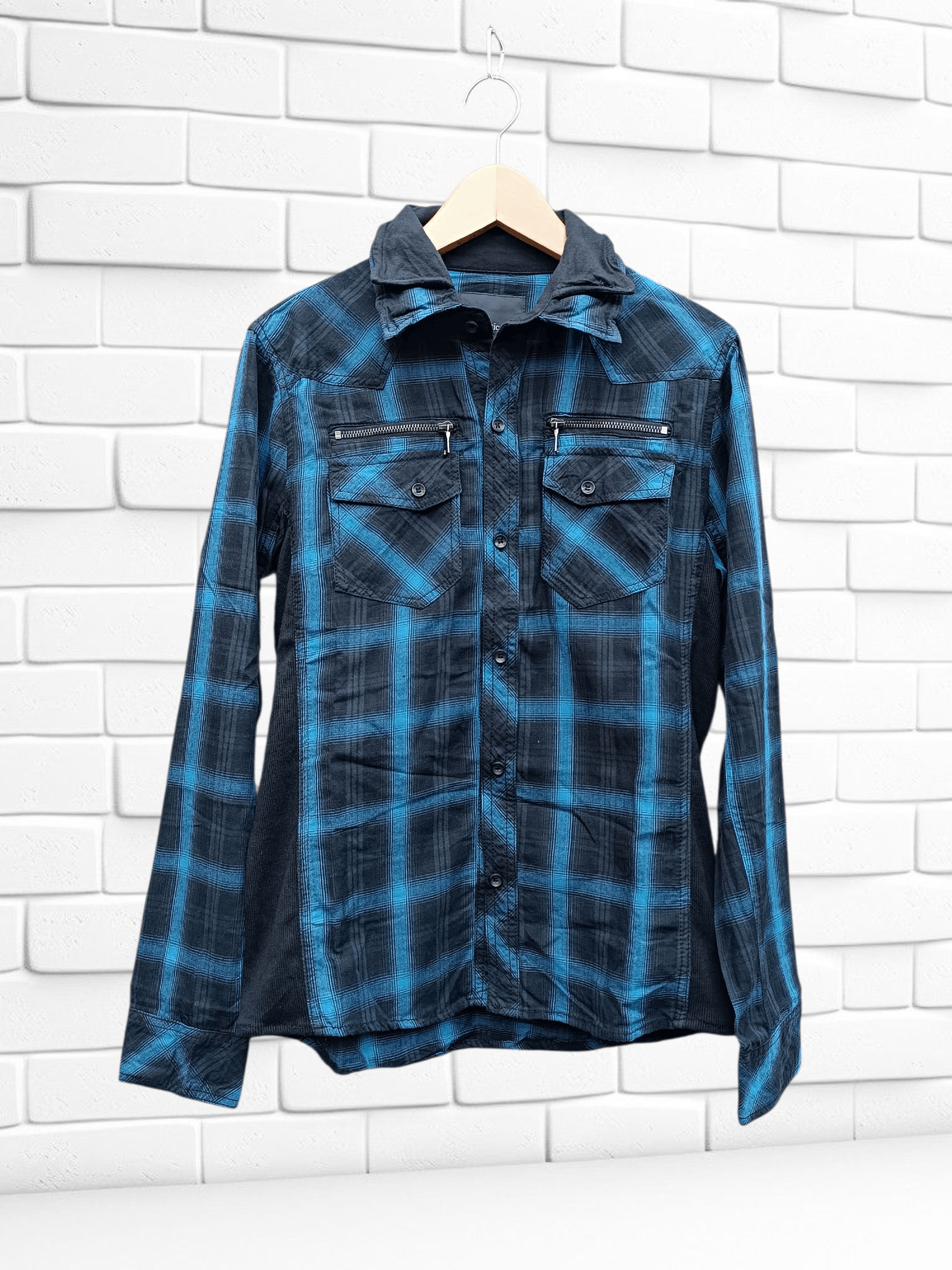 In The Attic In The Attic Double Collar Vkei LGB Y2K Grunge Style Size US M / EU 48-50 / 2 - 1 Thumbnail