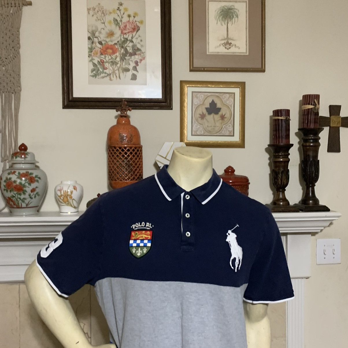 Polo Ralph Lauren Polo RL Crest Big Pony #3 polo knit Size US XXL / EU 58 / 5 - 2 Thumbnail