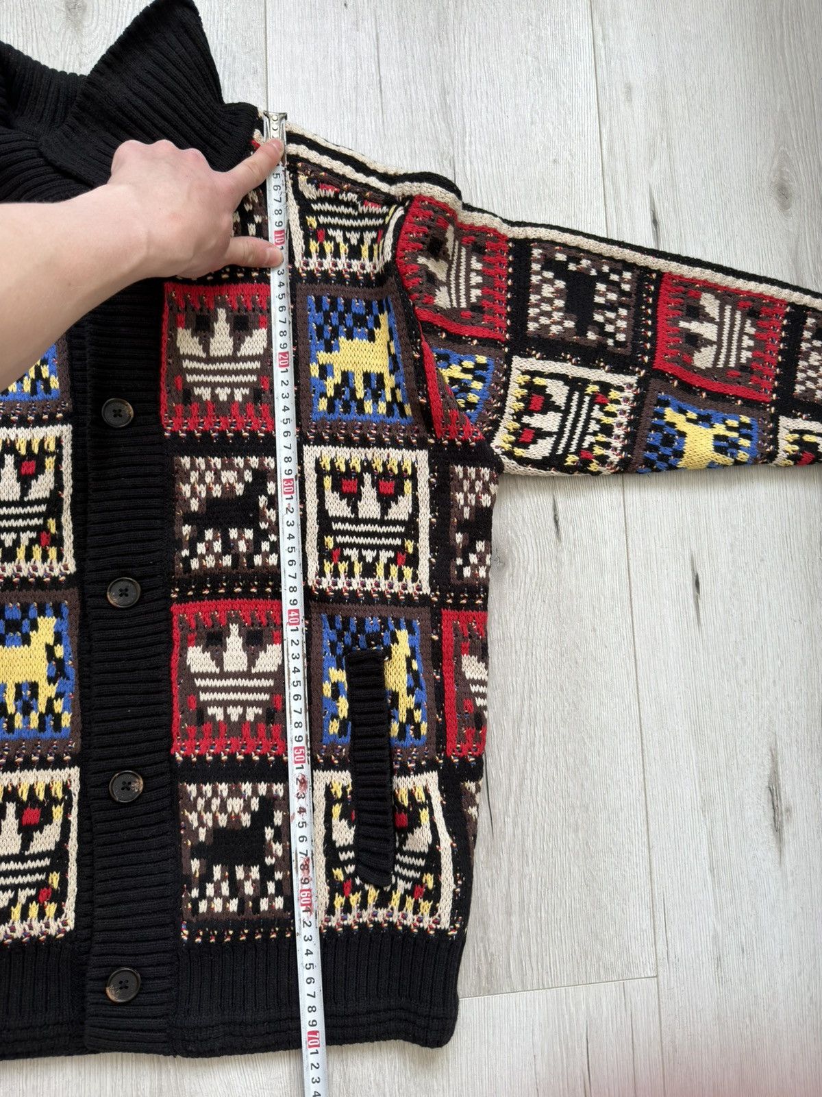 Adidas Adidas Originals CNY Year Of The Horse Knit Cardigan Sweater Size US L / EU 52-54 / 3 - 13 Thumbnail
