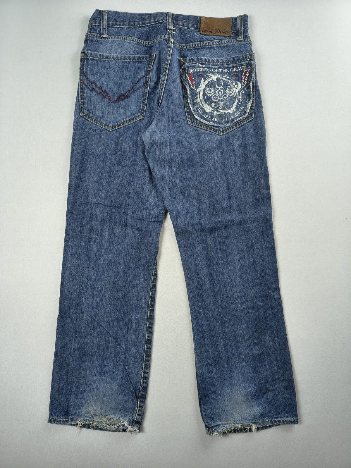 Artful Dodger Y2K Grunge Robbers Of The Grave Artful Dodger Jeans (043) Size US 32 / EU 48 - 1 Thumbnail