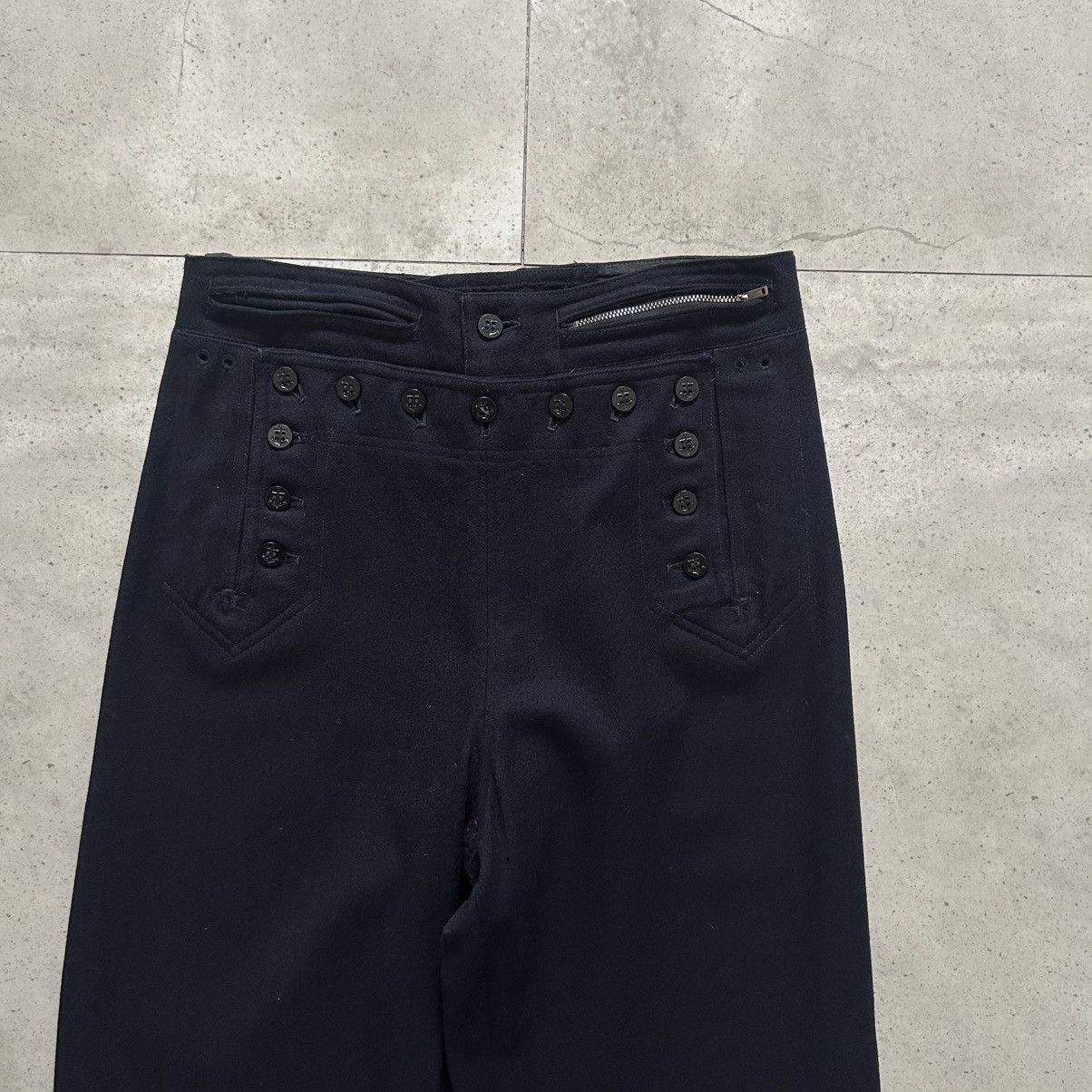 Vintage Rare 1940’s WW2 Tagged Navy Sailor Pants Size US 30 / EU 46 - 2 Thumbnail
