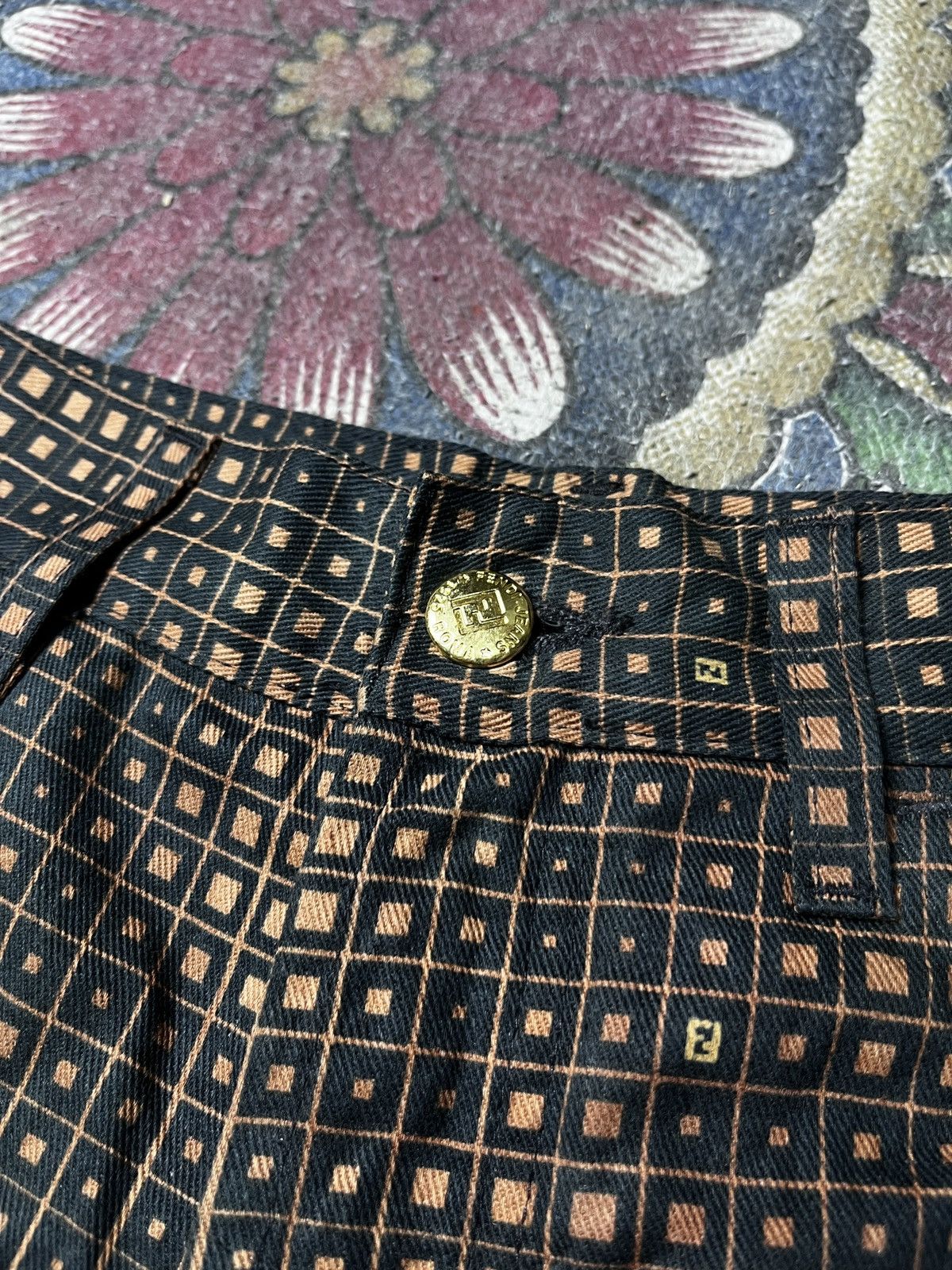 Fendi vintage Fendi zucca Jeans Size US 29 - 9 Thumbnail