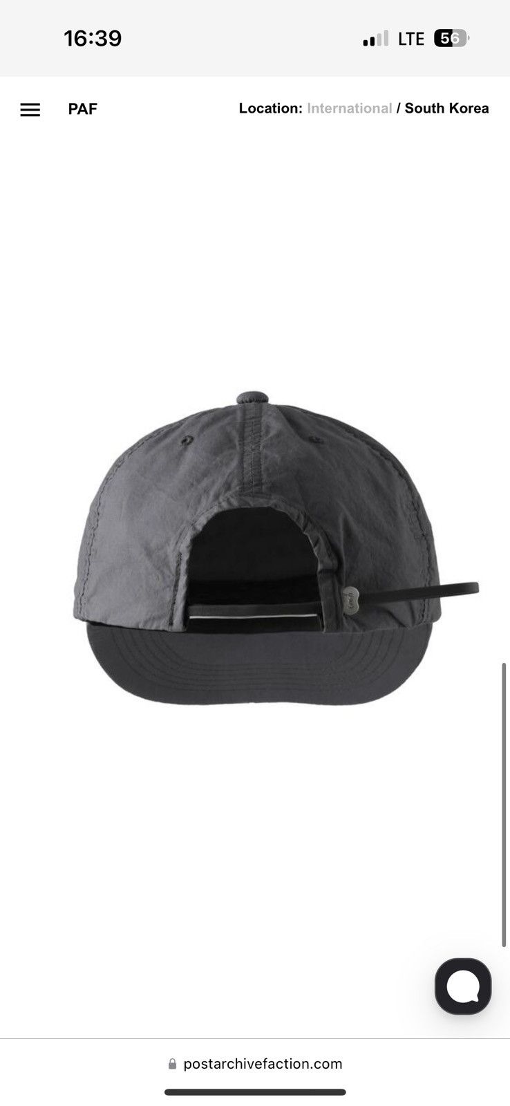 POST ARCHIVE FACTION (PAF) Post Archive Faction PAF Cap Size ONE SIZE - 2 Thumbnail