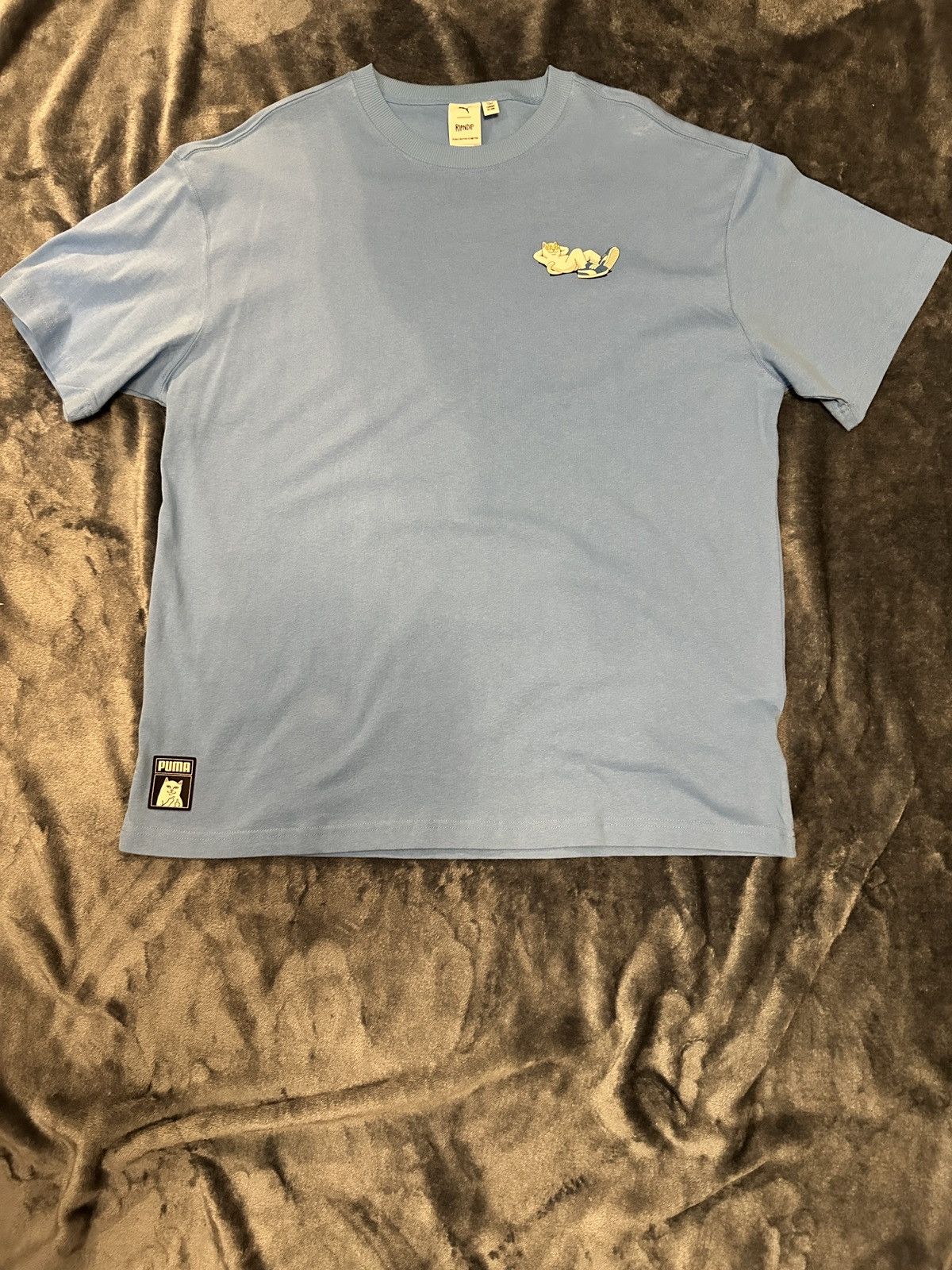 Puma × RIPNDIP Puma x Ripndip Collab T-Shirt - Men’s Size XL - Gently Used Size US XL / EU 56 / 4 - 1 Thumbnail