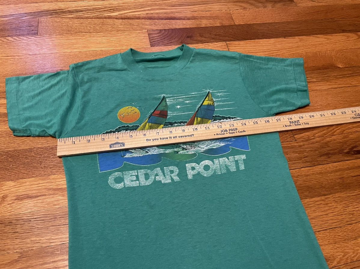 Vintage Vintage 80s Cedar Point Amusement Park T Shirt Size US S / EU 44-46 / 1 - 5 Thumbnail