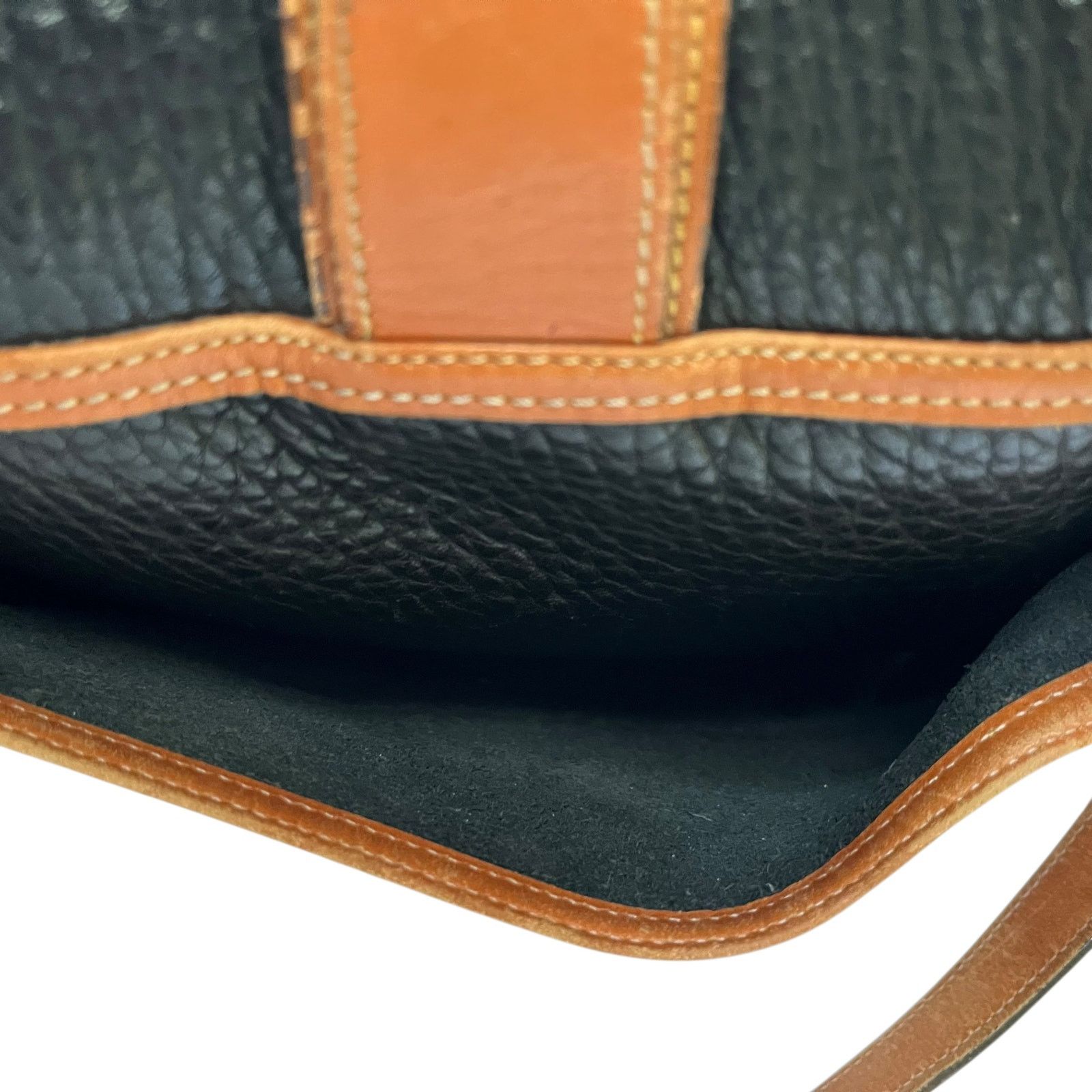 Dooney & Bourke × Vintage Vintage Dooney & Bourke Black AWL Leather Shoulder Bag Size ONE SIZE - 9 Thumbnail