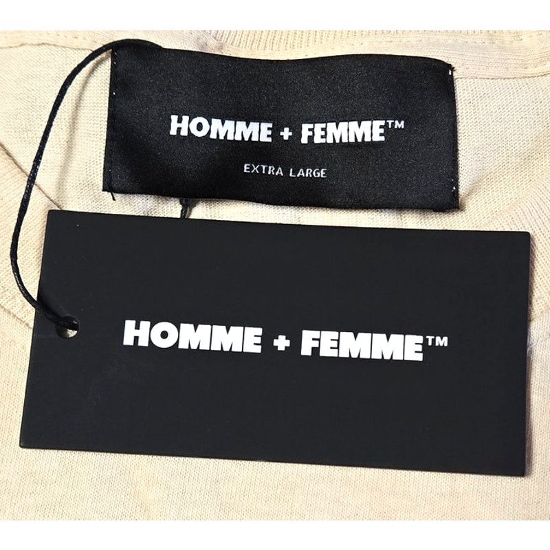 Homme + Femme La Homme Femme Oversized Sz XL Cream Hotel Beverly Hills Shirt Size US XL / EU 56 / 4 - 2 Thumbnail