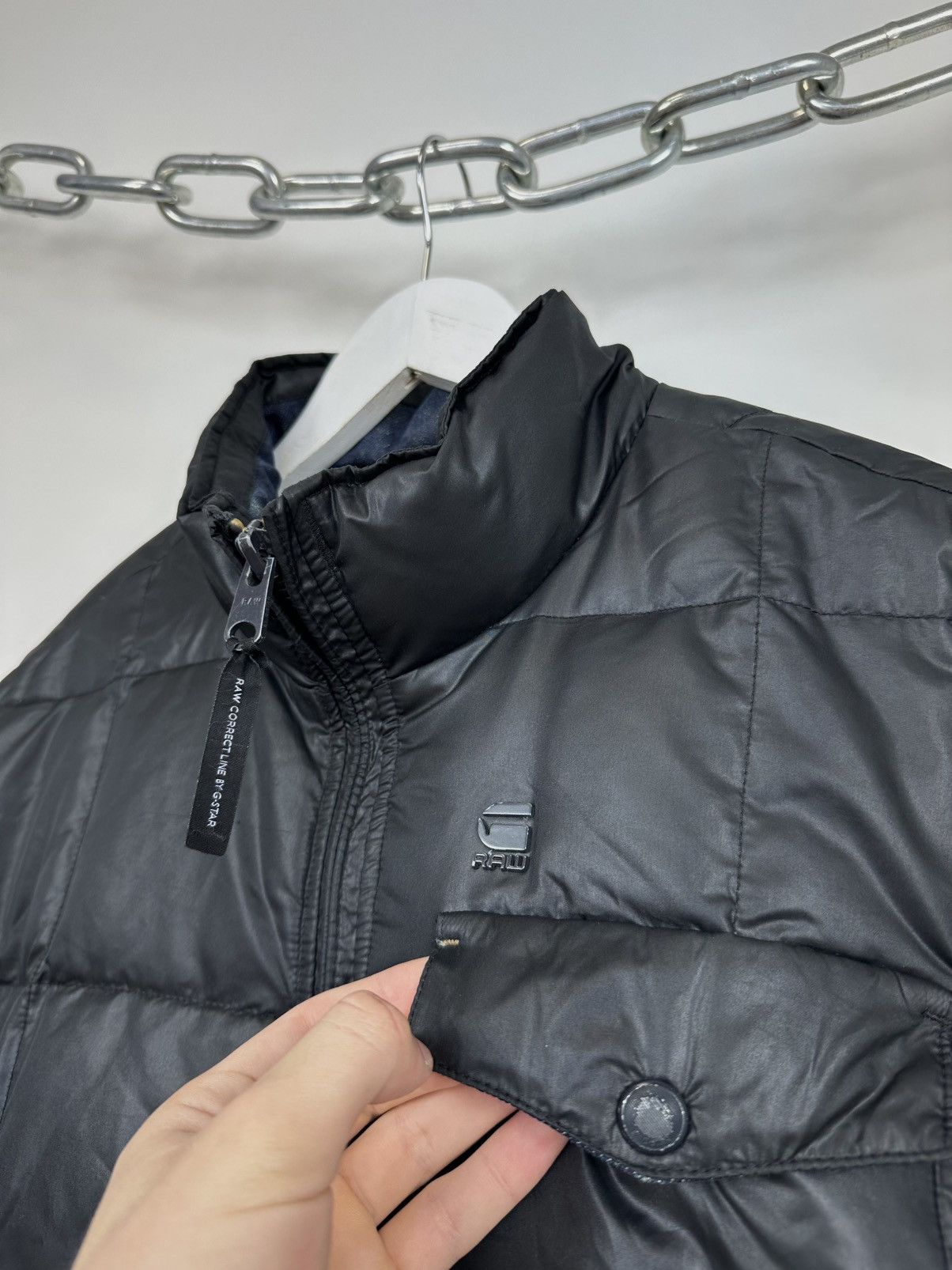 G-Star Vintage G-Star Raw Correct Line Luxury Down Puffer Jacket Size US XL / EU 56 / 4 - 4 Thumbnail