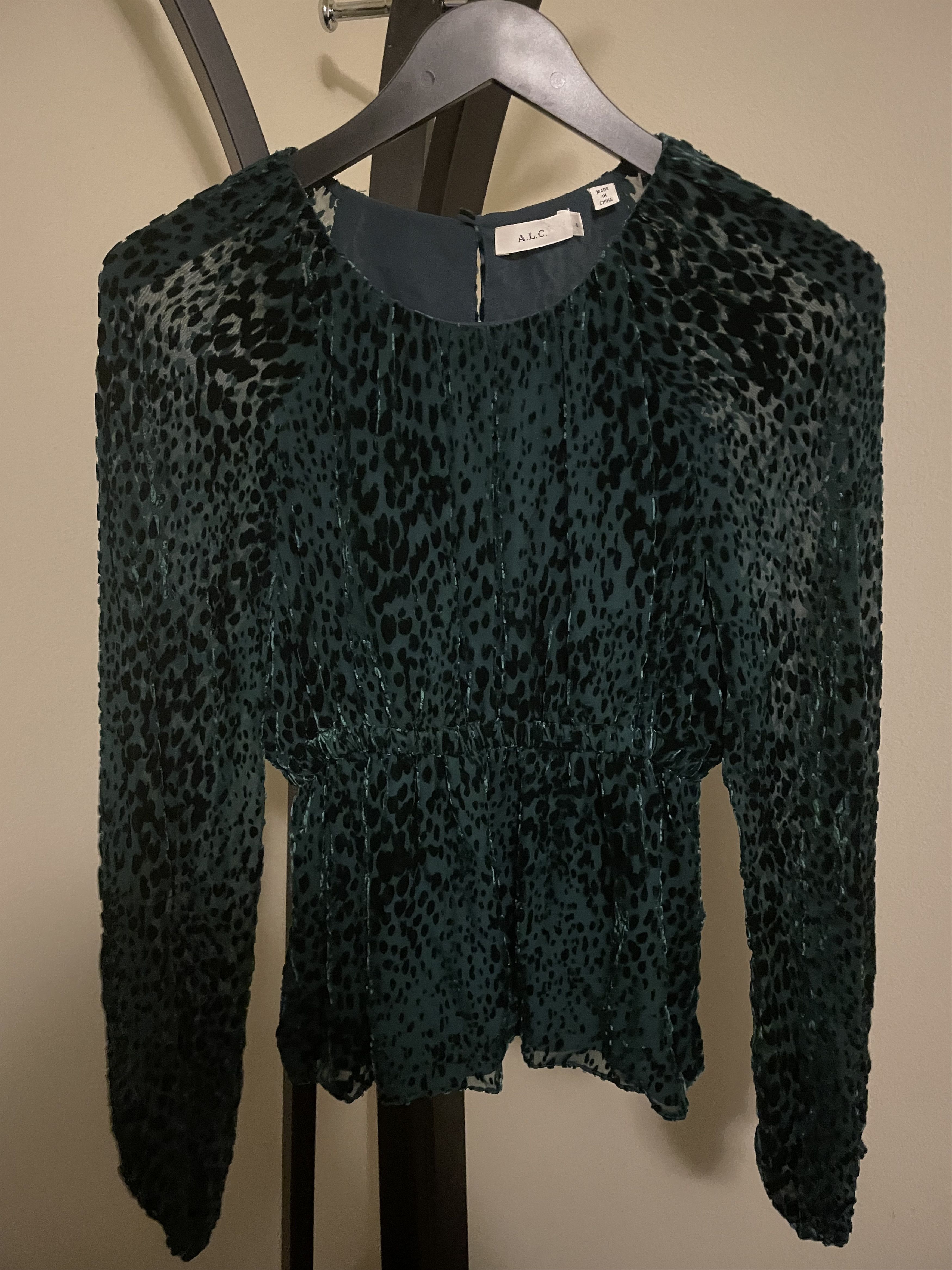 A.L.C. A.L.C. Karen Leopard Burnout Top Size S / US 4 / IT 40 - 1 Thumbnail